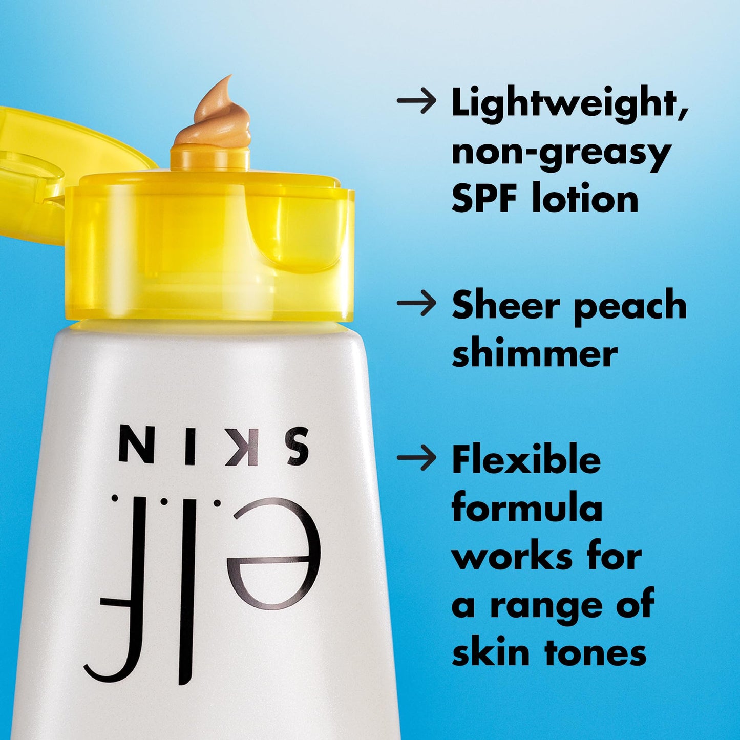 e.l.f. SKIN Suntouchable! Whoa Glow SPF 30, Lightweight Sunscreen & Makeup Primer For A Glowy Finish, Infused w/Hyaluronic Acid, Vegan & Cruelty-Free