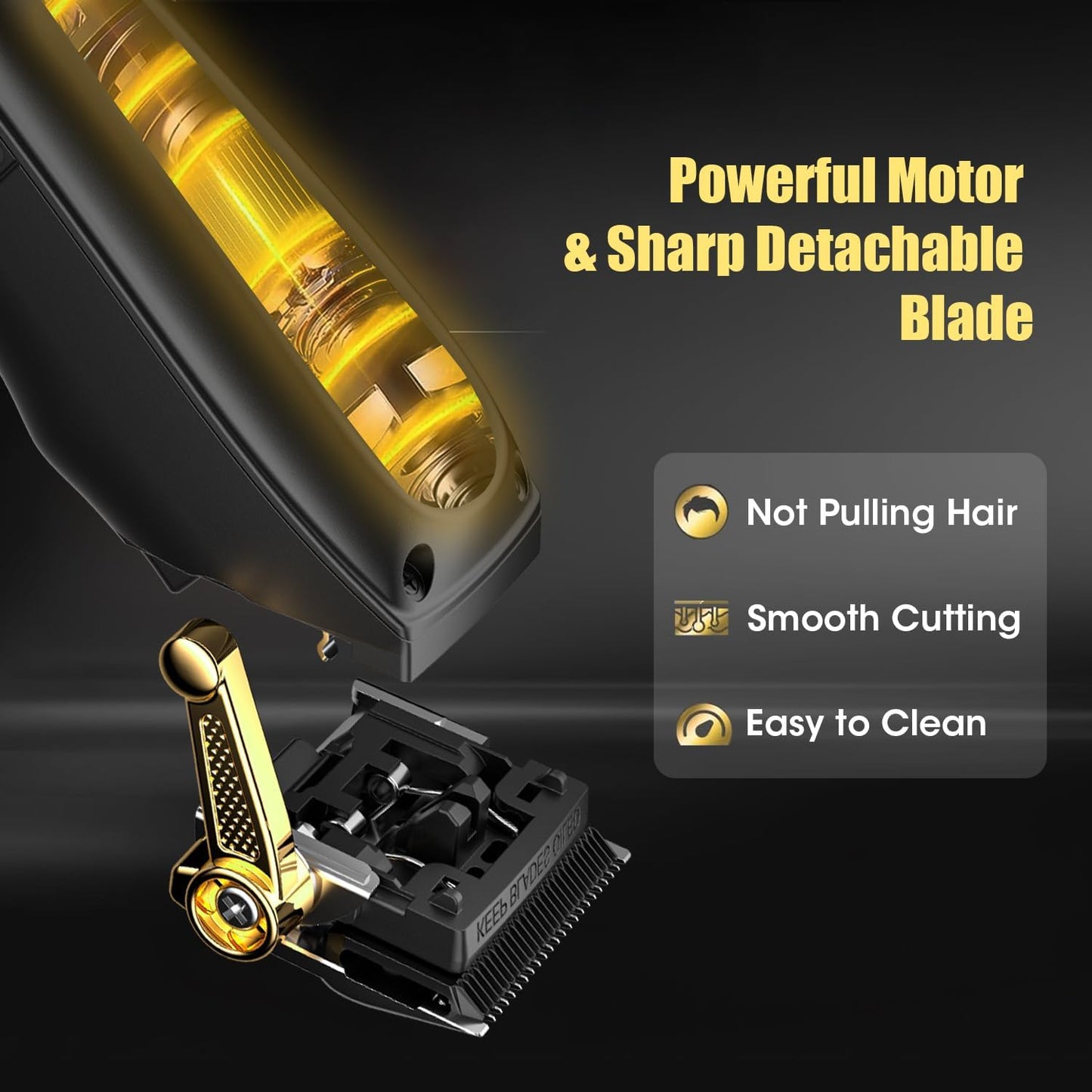 Cordless Hair Clippers for Men - Professional Grooming Kit with Foil Blade Shaver & Zero Gapped Trimmer | Perfect Gift for Him