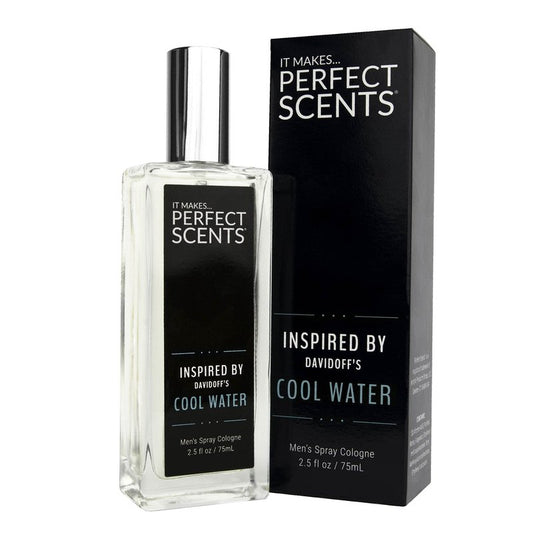 Perfect Scents Fragrances, Inspired by David.off’s Cool Wat.er, Men’s Eau de Toilette, CLEAN, Vegan, Paraben-Free, Never Tested on Animals, Spray Cologne, 2.5 Fluid Ounces