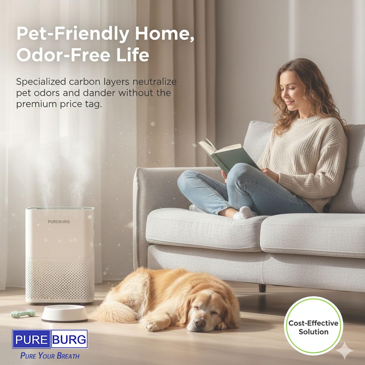 PUREBURG 6-Pack Replacement Filter Compatible with Electric Cleaner K9 Hot Blow Dryer Pet-Hair Dryer Filter Air Clean Refresh Air Filter