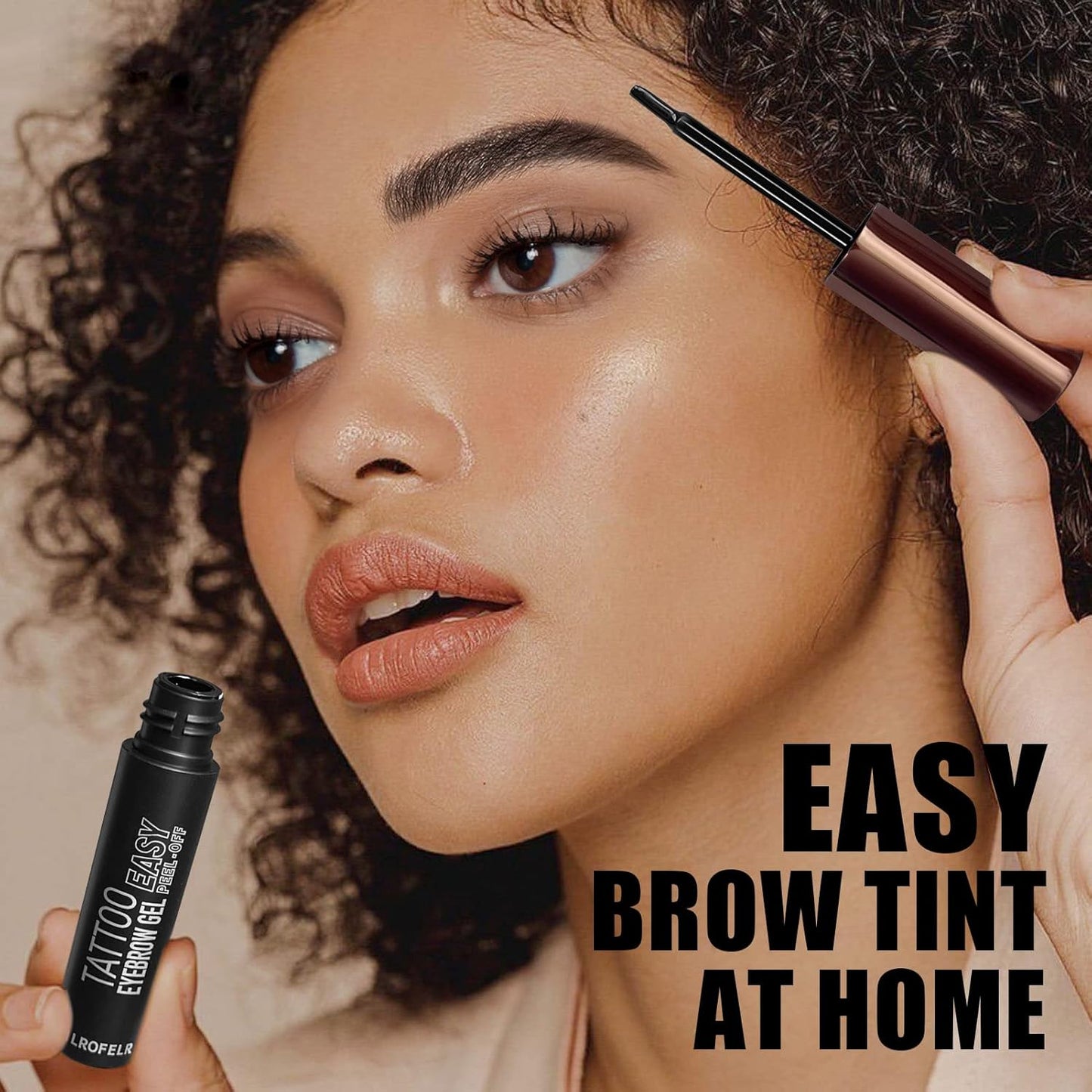 Tattoo Brow Peel Off Gel - Waterproof & Transfer-Proof for Fuller Brows | Brown (2 Pack)