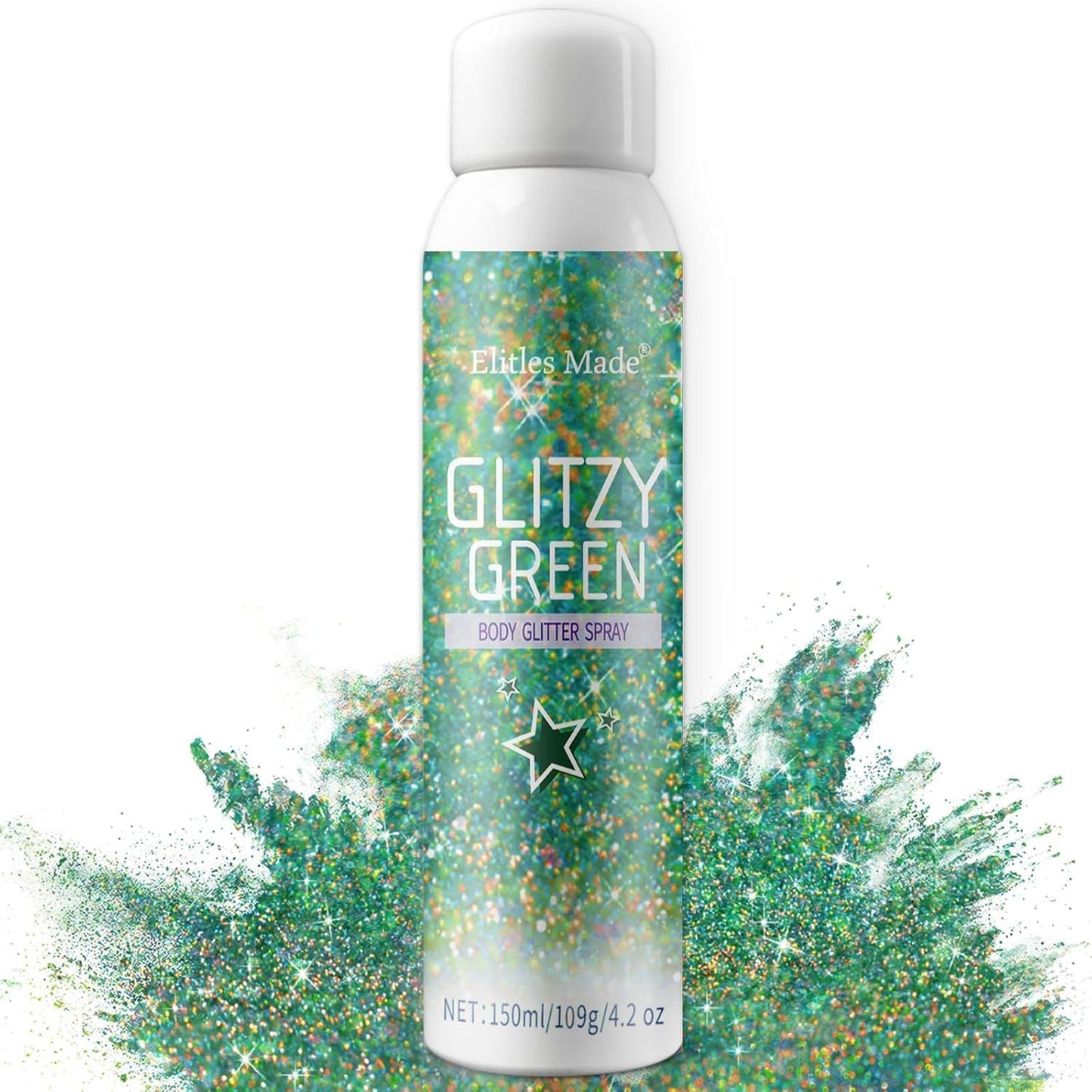 Hair Glitter Spray - 150ML Gold Body Glitter Hairspray for Kids & Women | Perfect for Festivals & Raves