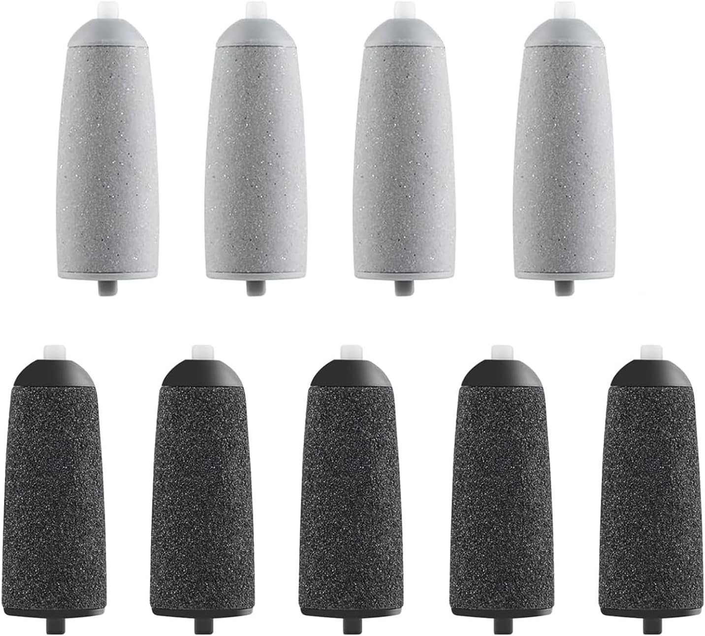 Electric Foot Callus Remover Roller Refills - 9 Pack Replacement Heads | 5 Extra Coarse & 4 Regular Coarse