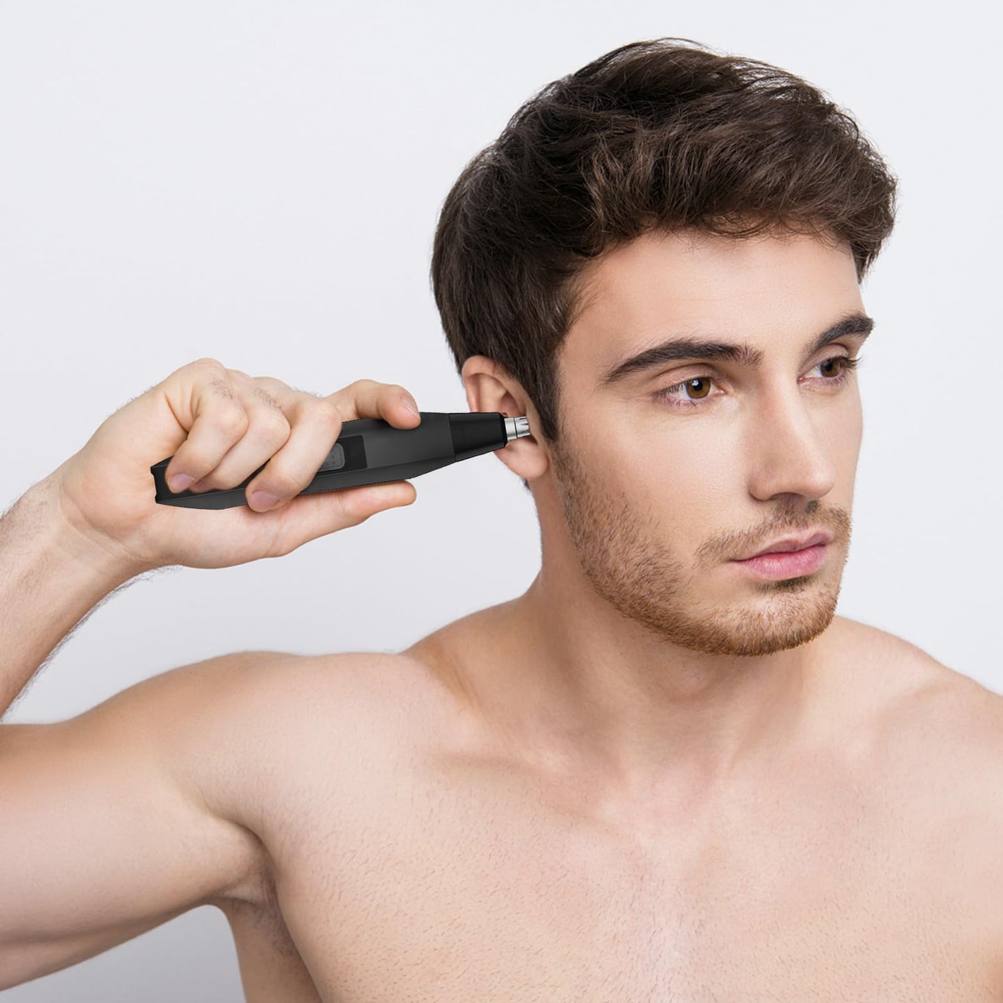 Soonsell Men's Professional Hair Clippers & Trimmer Set with T-Blade, Nose Trimmer,LCD Display Display(Bronze
