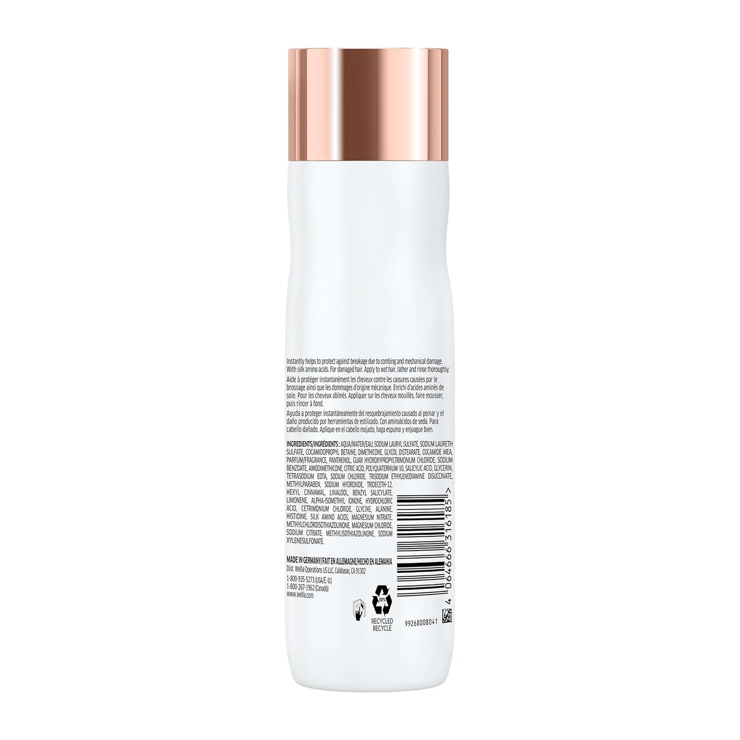 Wella Professionals Fusion Intense Repair Shampoo - Nourishing Formula for Damaged Hair | Anti-Breakage Treatment