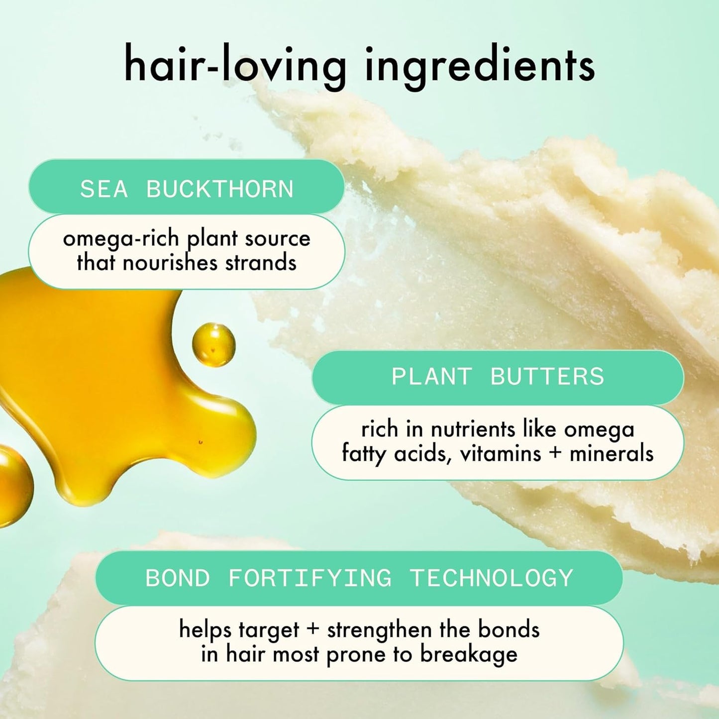 Amika The Kure Intense Strength Repair Mask - Deep Conditioning Treatment for Damaged Hair