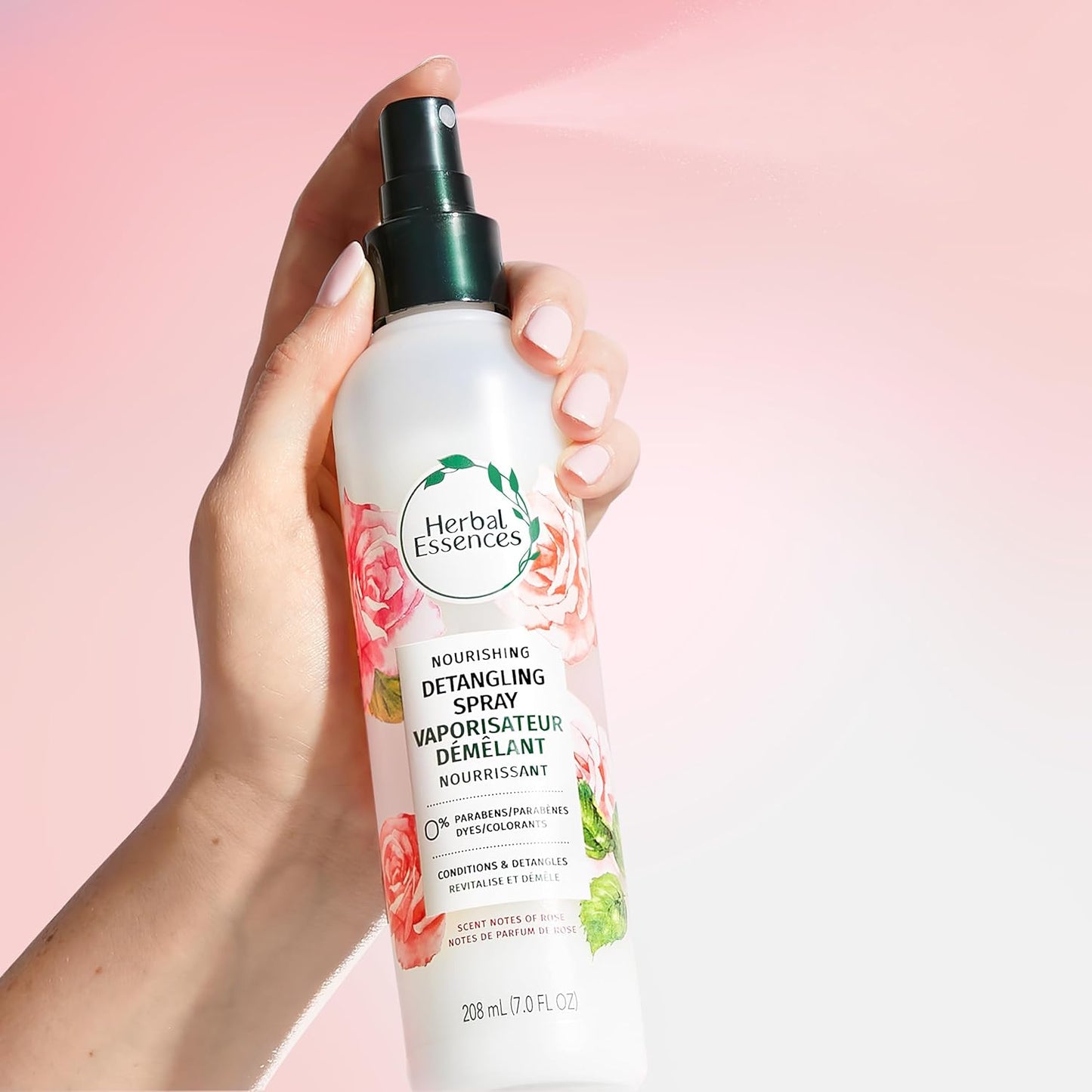 Herbal Essences Nourishing Detangling Spray - Moisturizing Formula for All Hair Types | 7 fl oz