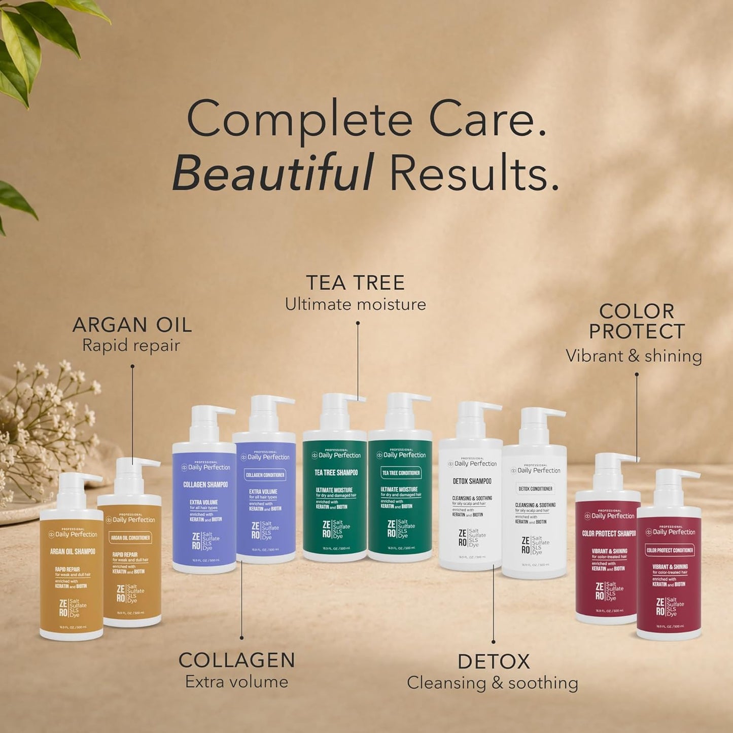 Color Protect Shampoo - Biotin & Keratin Formula for Vibrant, Shining Color-Treated Hair | 16.9 Fl Oz