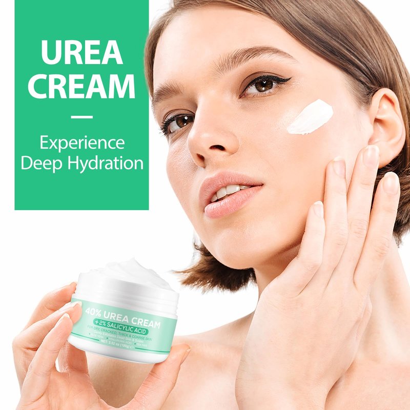 Urea Cream 40 Percent For Feet Maximum Strength,40% Urea Cream Plus 2% Salicylic Acid with Hyaluronic Acid,Tea Tree,and Aloe Vera for Foot and Hand - Deep Moisturizes,Callus Remover 3.53 oz