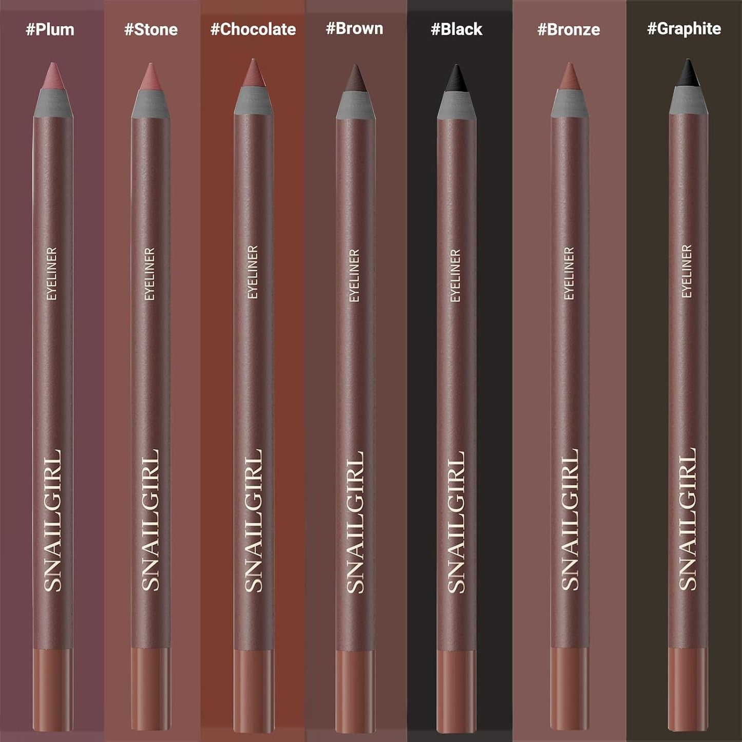 Glide-On Eyeliner Pencil for Mature Eyes - Waterproof, Smudge-Proof, Long-Lasting | Black