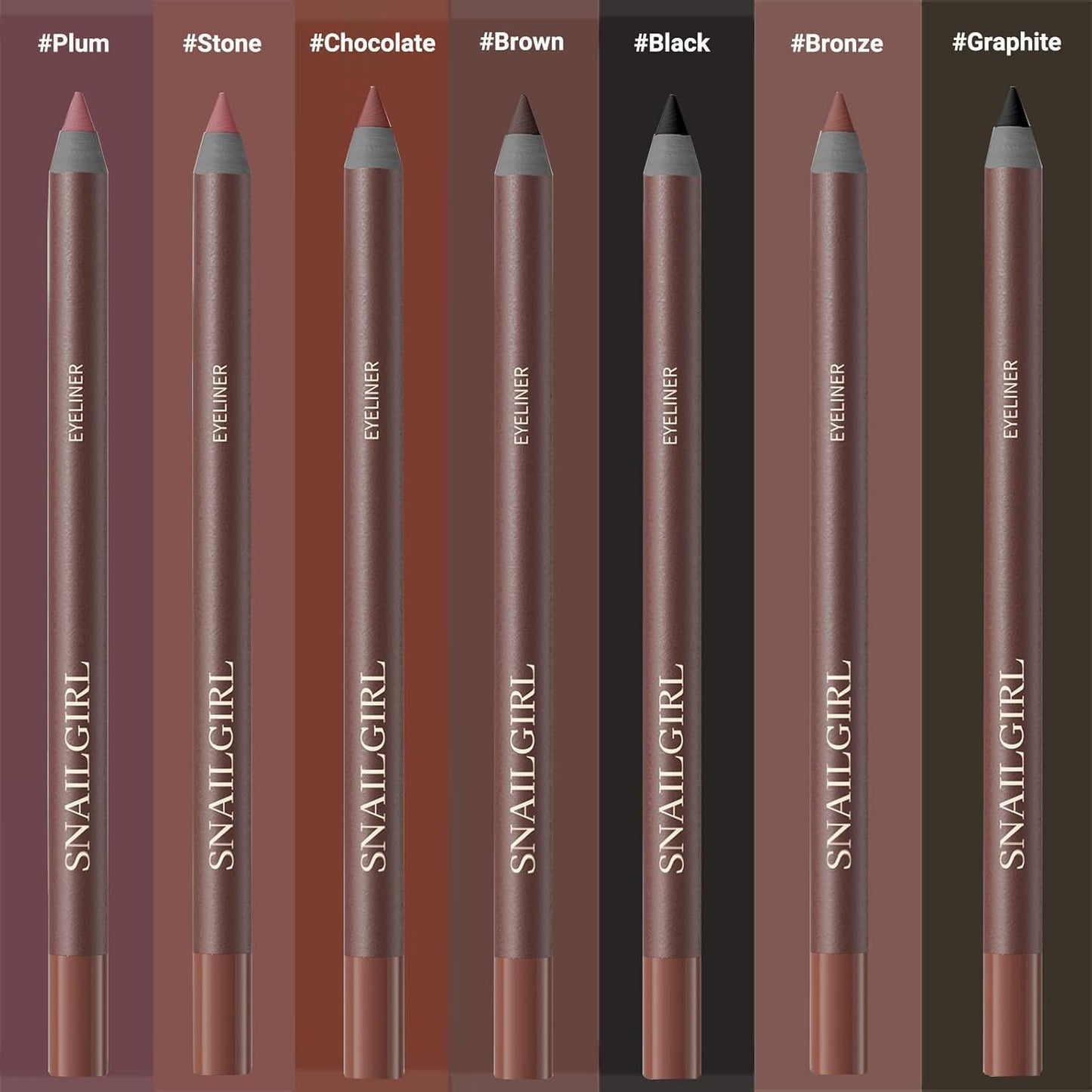 Creamy Glide-On Eyeliner Pencil for Mature Eyes - Waterproof, Smudge-Proof, Long-Lasting | Soft Natural Finish
