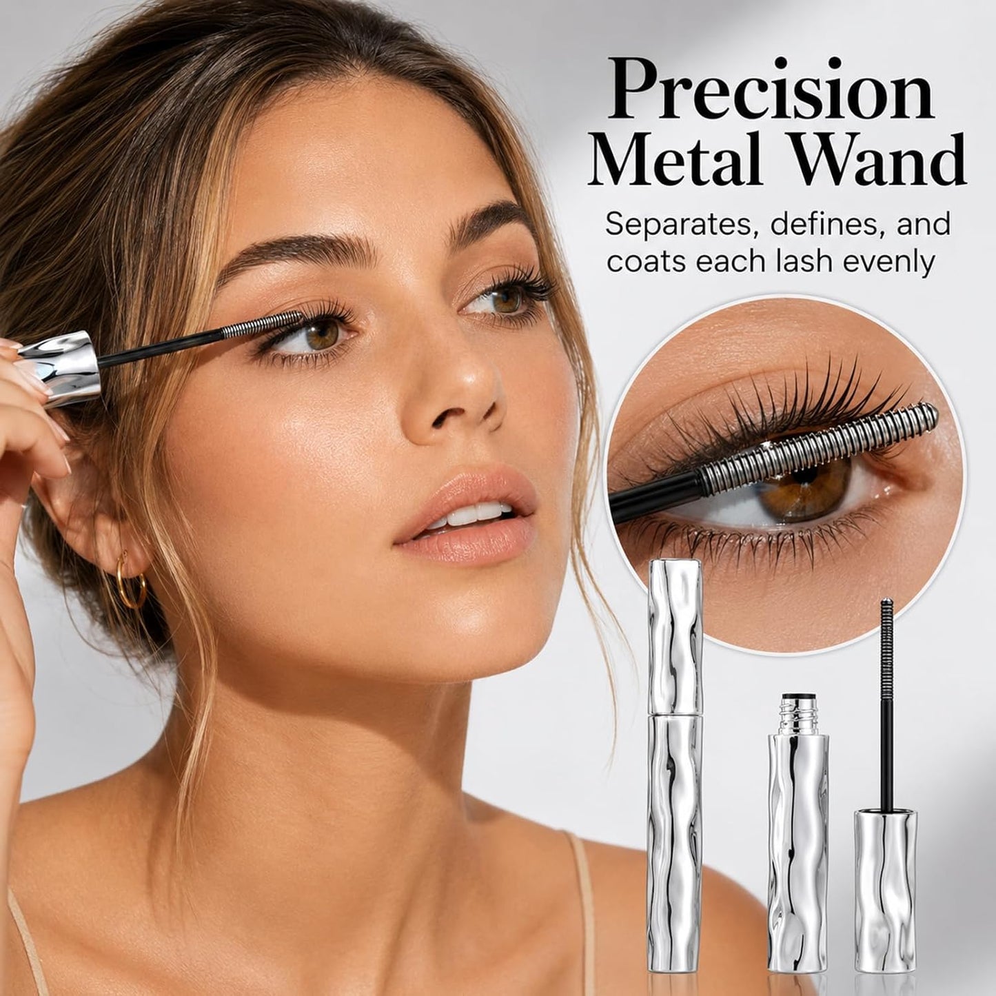 Volumizing Mascara for Dramatic Lashes - Long-Lasting, Waterproof Formula