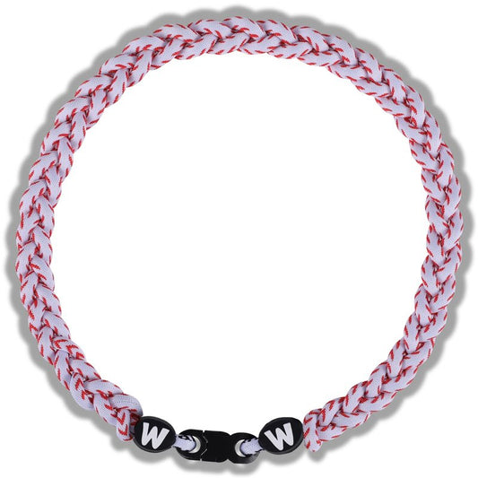 Willtok Premium 18inch Baseball Necklace w/Nylon Tri-Braided Rope Tornado Design