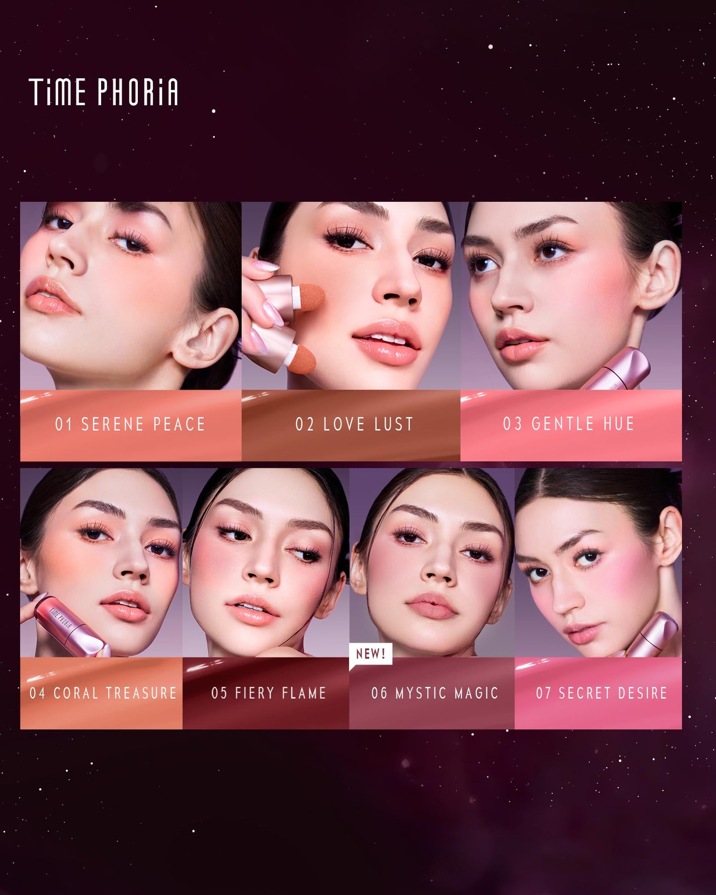 TIMEPHORIA Liquid Blush Makeup for Cheeks, Natural Matte Finish, Blush Tint Stick, Multi-Use, Long-Lasting Lip & Cheek Makeup, Lightweight