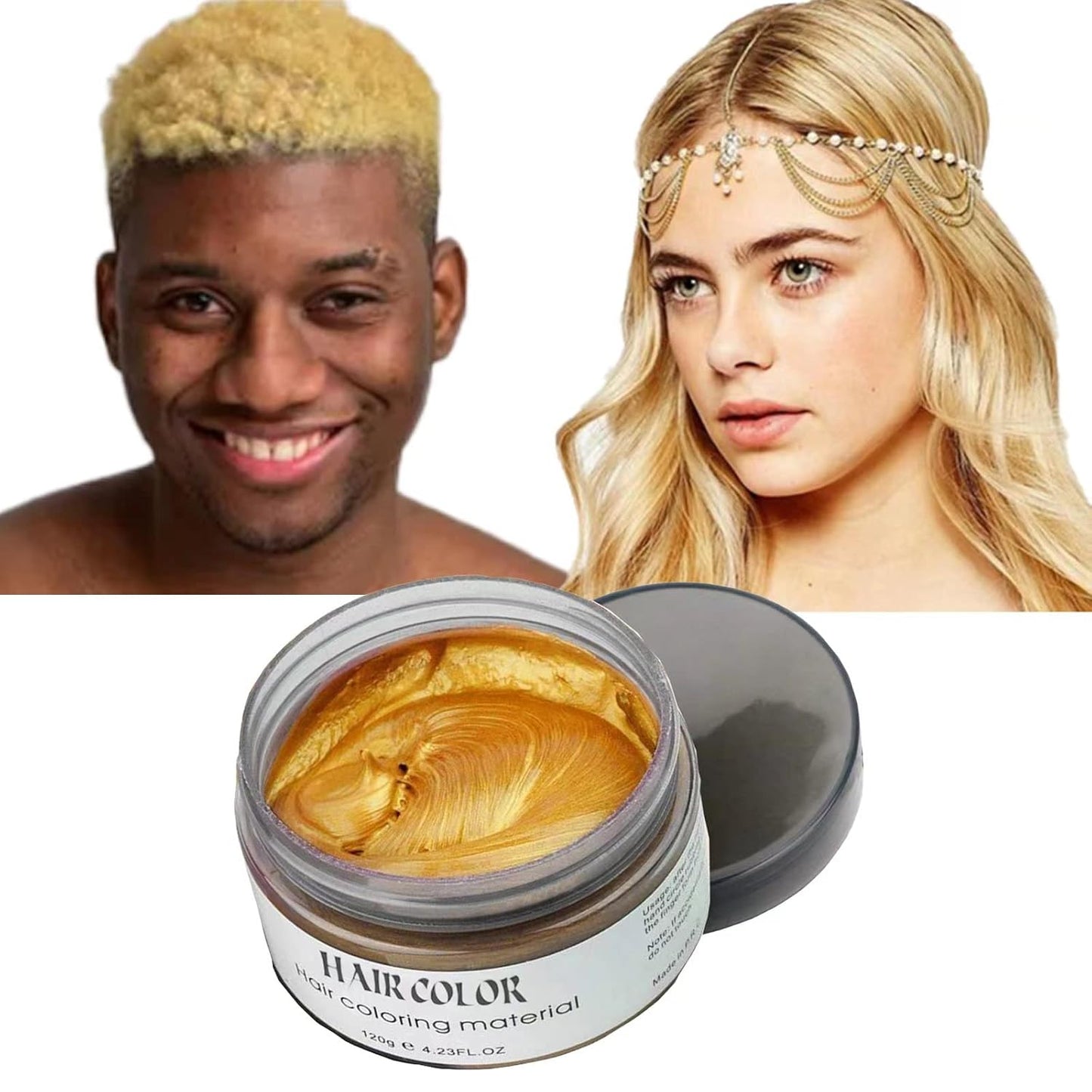 Temporary Pink Hair Color Wax - Washable Dye for Kids & Adults | 4.23 Oz, Perfect for Parties & Cosplay