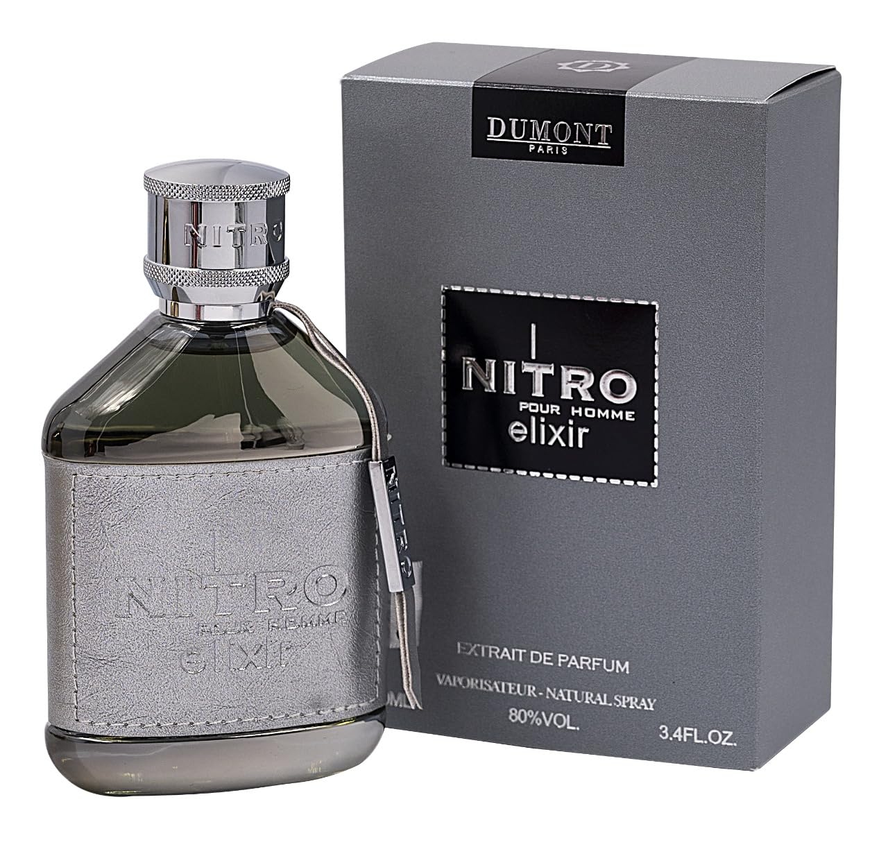 Dumont Nitro Red Eau De Parfum for Men - Rich Fruity Woody Floral Fragrance | 3.4 Fl Oz Long-Lasting Scent