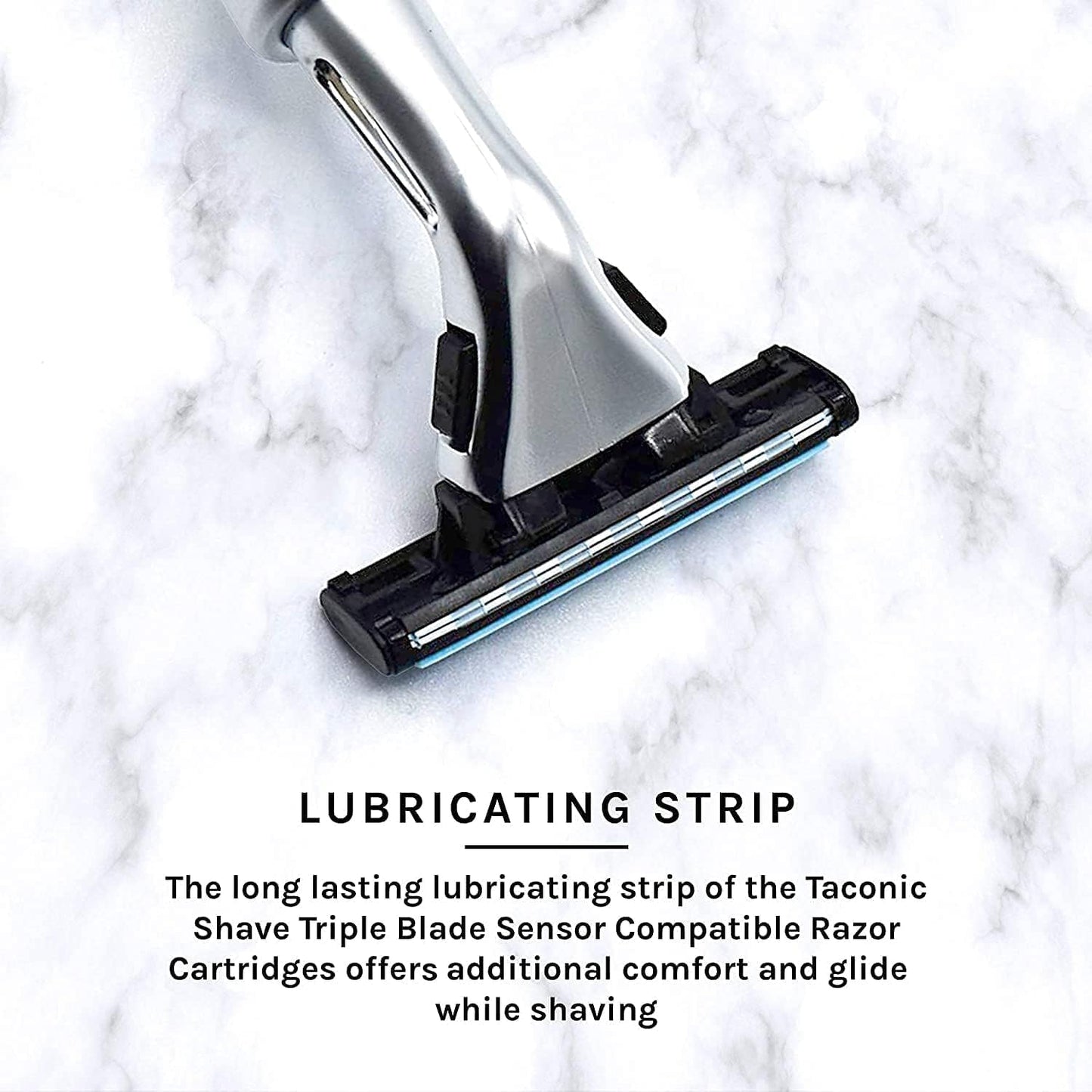 Gillette Sensor Compatible Triple Blade Razor - Heavyweight Pivot Head for a Smooth, Close Shave | Includes 1 Preloaded Blade