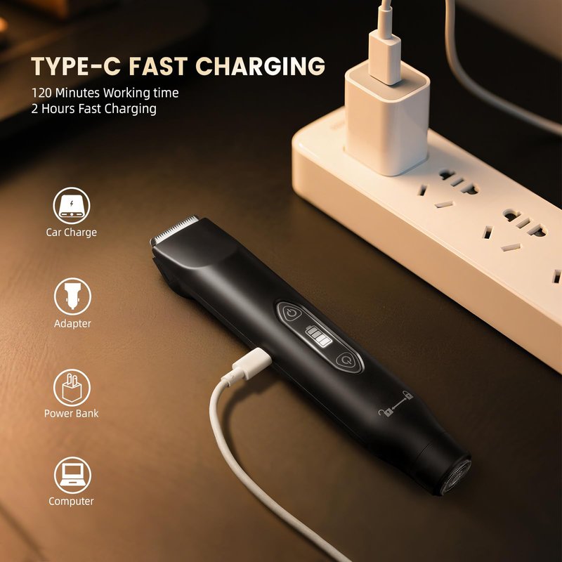 Manmade Trimmer for Men, Manmade 3-in-1 Trimmer, Waterproof and Easy Clean, Prevents Nicks, Cuts & Bumps, Built for Sensitive Areas