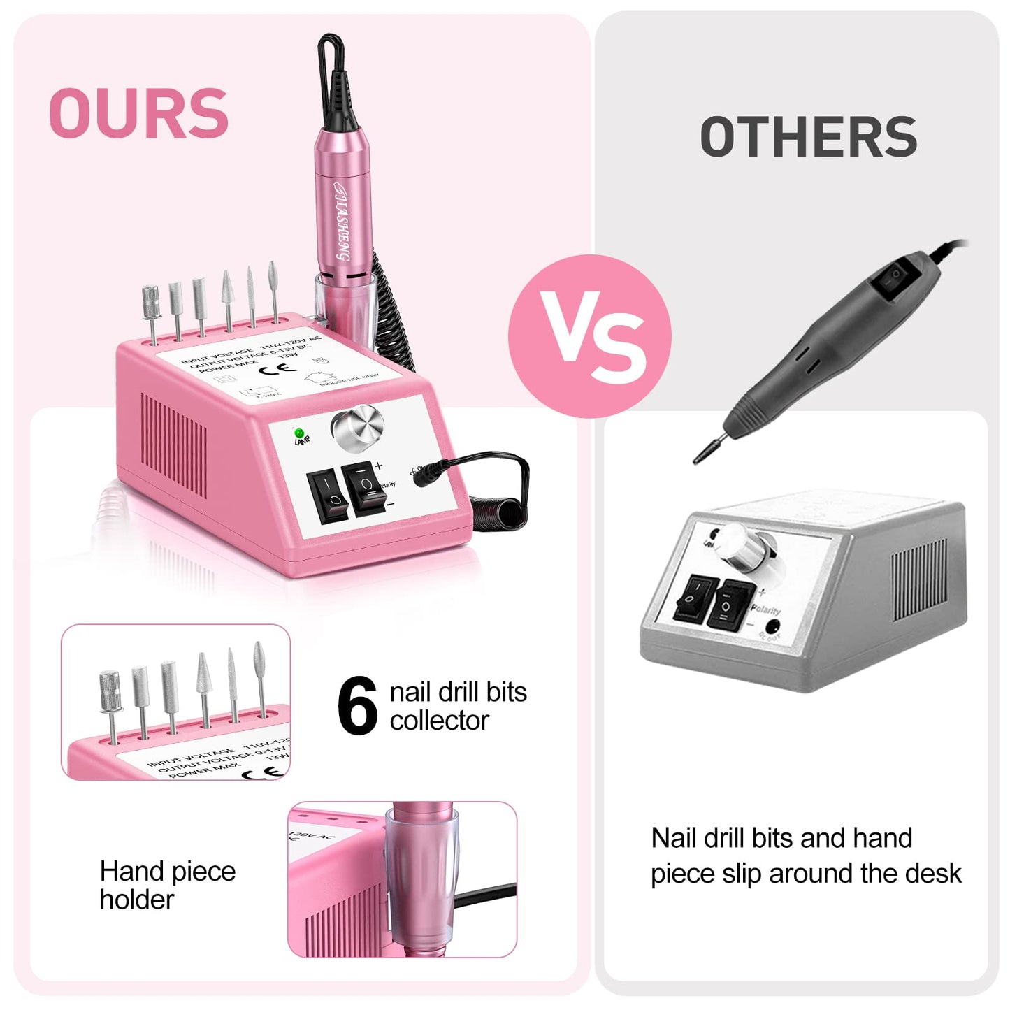 20000RPM Electric Nail Drill Professional Nail File Drill