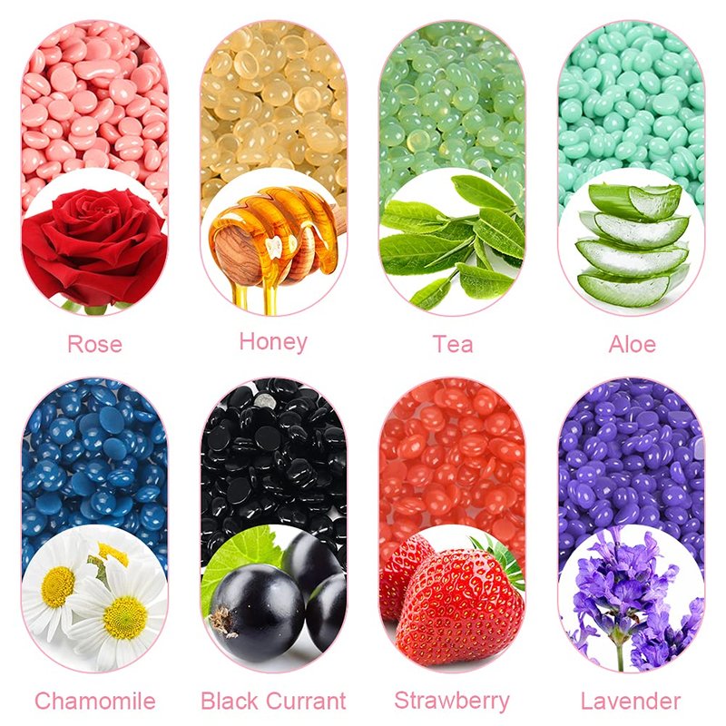 Bestidy Wax Beads, Waxing beans for Hair Removal, Women Men, Home Waxing for All Body and Brazilian Bikini Areas (Purple-800g)