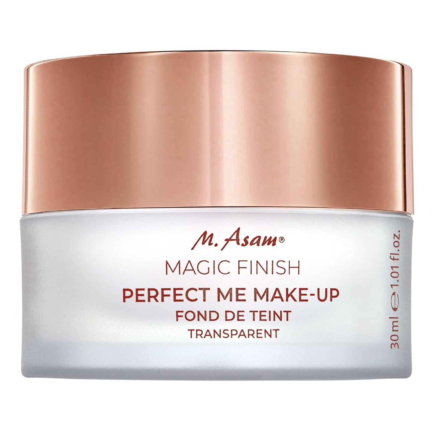 M. Asam Magic Finish Make-Up Mousse - 4-in-1 Primer, Foundation & Concealer | Vegan, Buildable Coverage for Light to Medium Skin Tones (1.01 Fl Oz)
