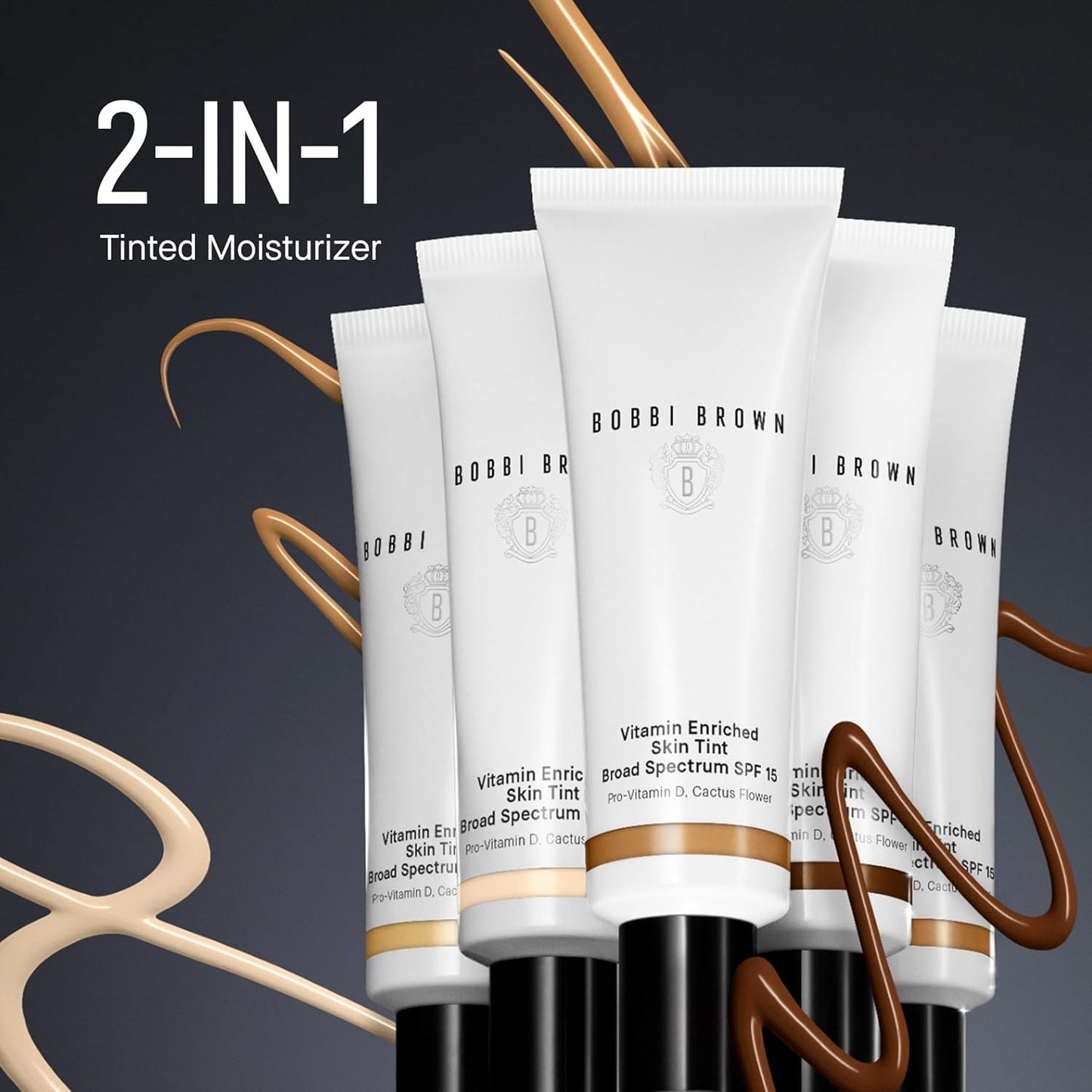 Bobbi Brown Vitamin Enriched Skin Tint SPF 15 - Hydrating Tinted Moisturizer with Vitamins B, C, & E | 1.7 Fl Oz