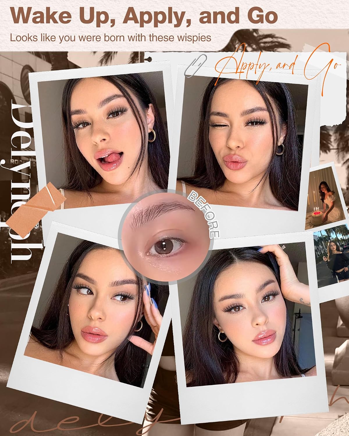 Wispy Eyelash Clusters - Natural Short Cluster Lash Extensions | 10-14mm DIY Individual Lashes