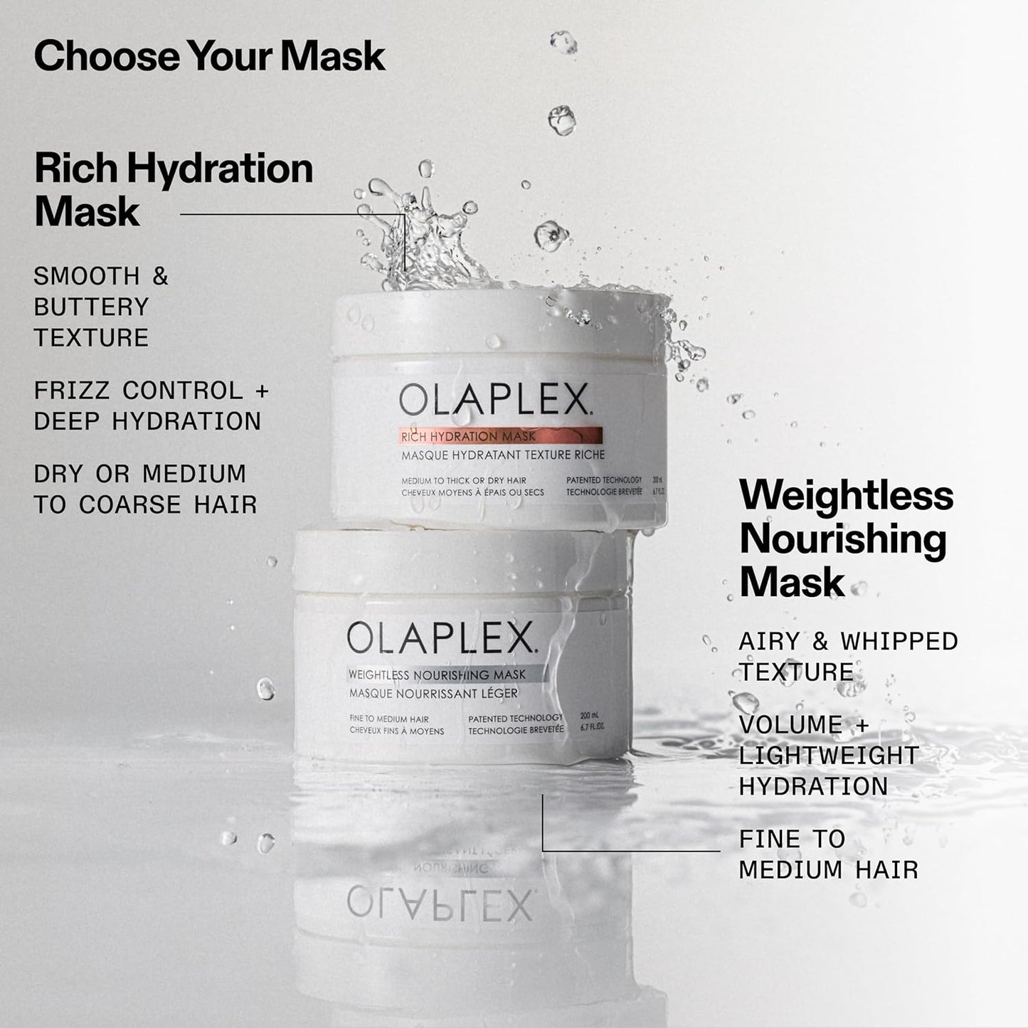 Olaplex Weightless Nourishing Mask - Hydrating Cuticle Sealing Treatment for Fine to Medium Hair | 200 ml / 6.7 Fl Oz