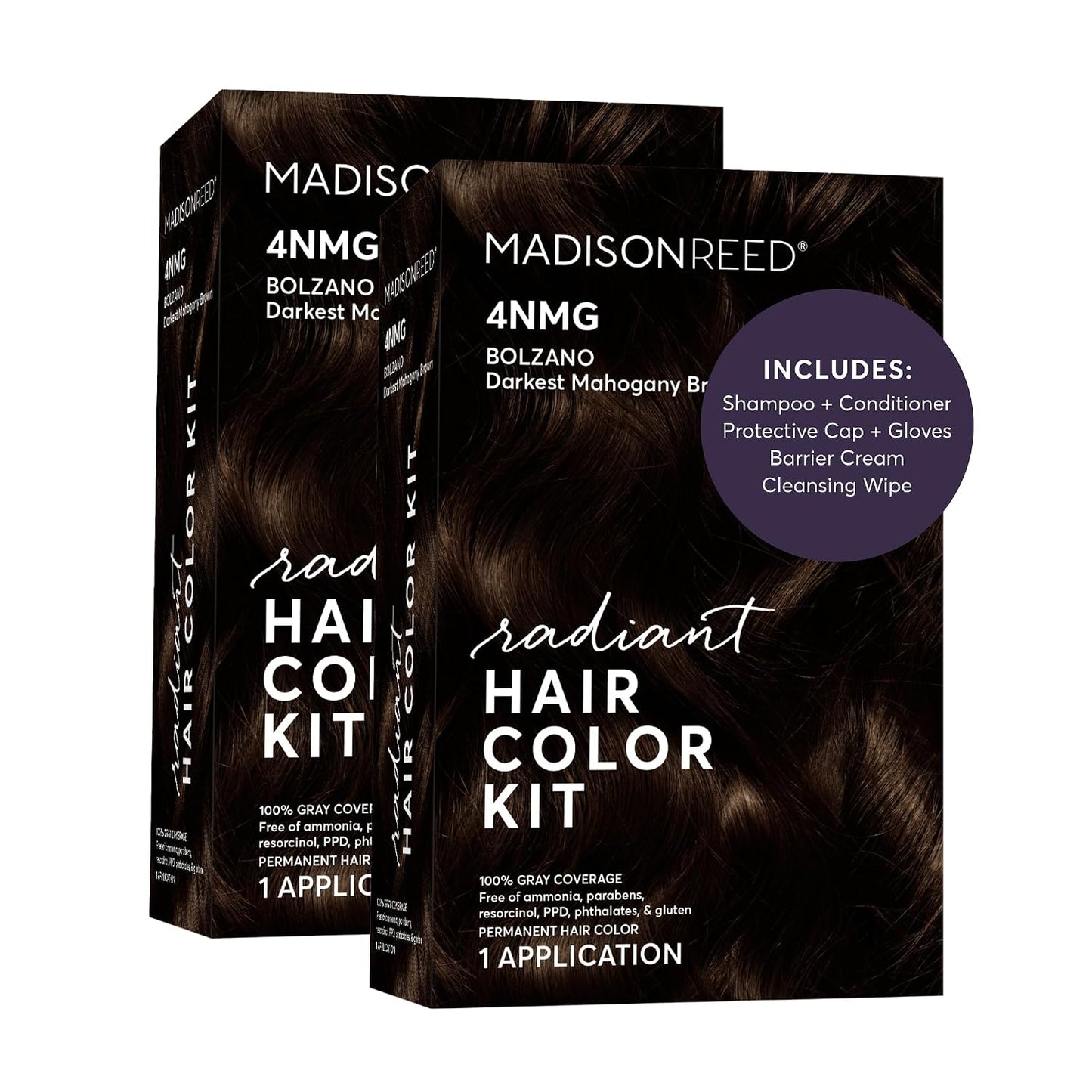 Madison Reed Radiant Hair Color Kit - 5RV Dark Garnet Red | Vivid Permanent Dye for Bold Color & Maximum Shine