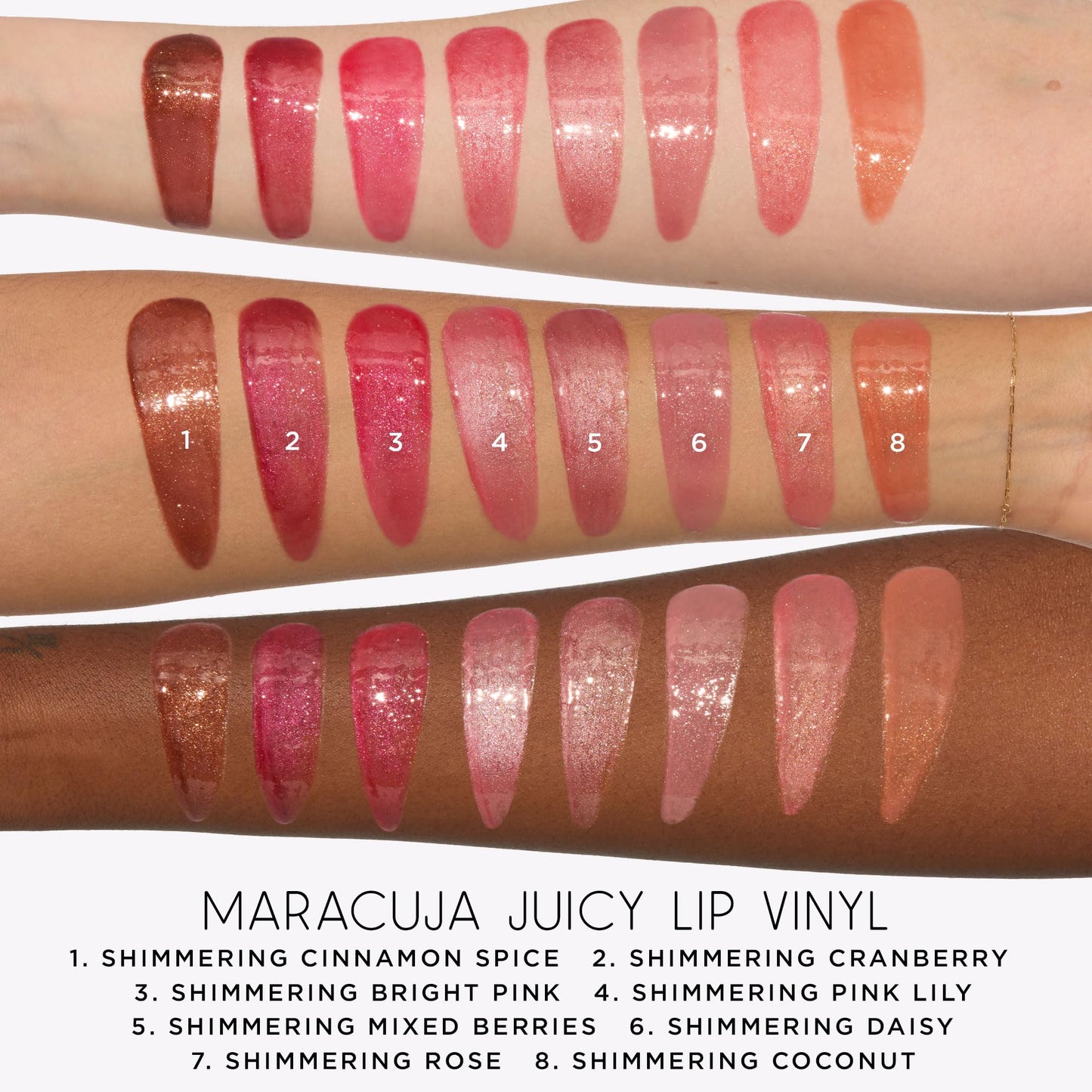 tarte maracuja juicy lip vinyl gloss – Hydrating & Volumizing Lipgloss Balm with Hyaluronic Acid, Vitamin E to Plump & Moisturize, Vegan & Cruelty-Free, full size, shimmering pink lily