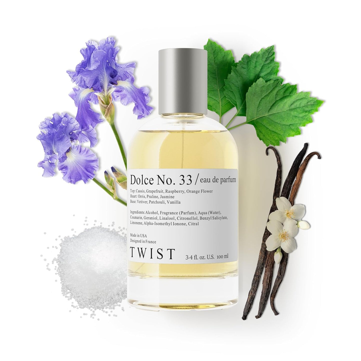 Eau De Parfum Inspired by Burberry Her - Long-Lasting Strawberry & Vanilla Fragrance Spray | 100 ml | Vegan & Clean Ingredients