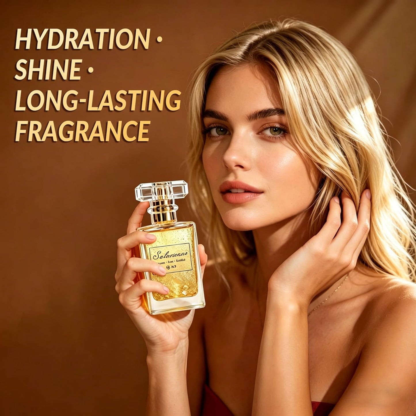 Hair Perfume & Leave-In Hair Serum Spray - Lightweight Anti-Frizz Conditioner | Shine Enhancing Oil Mist for Women, 1.69 Fl Oz