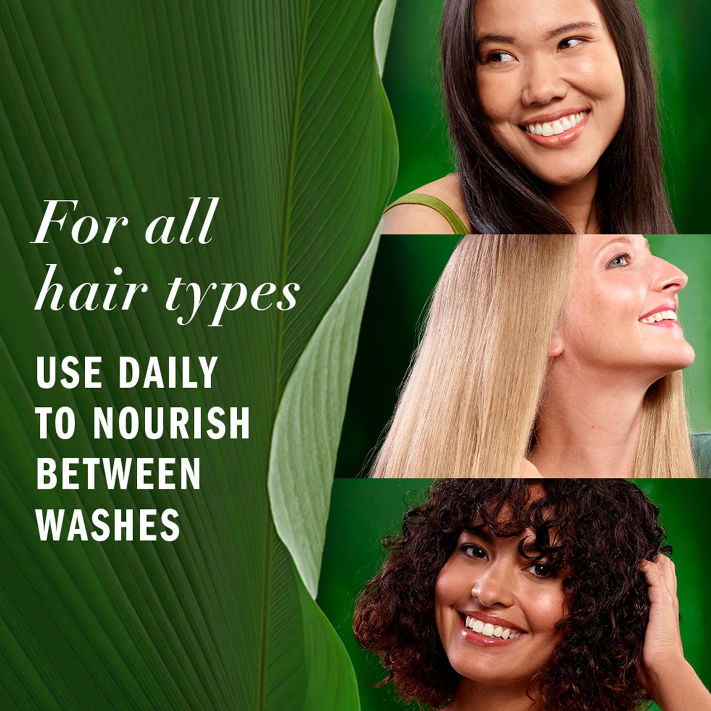 Herbal Essences All-in-1 Nourishing Spray, Certified Pure Plants, with Aloe and Camellia Flower Oil, 6 fl oz