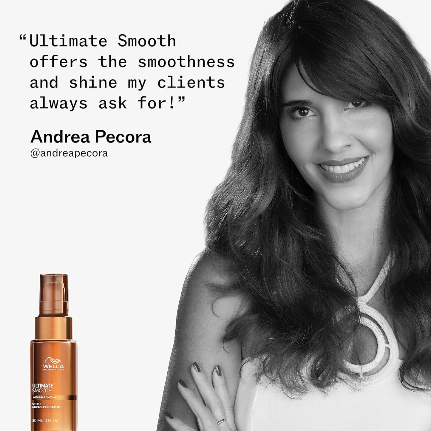 Wella Professionals Ultimate Smooth Hair Mask - Deep Nourishing Treatment for Dry, Frizzy Hair | Silky Shine & Color Safe
