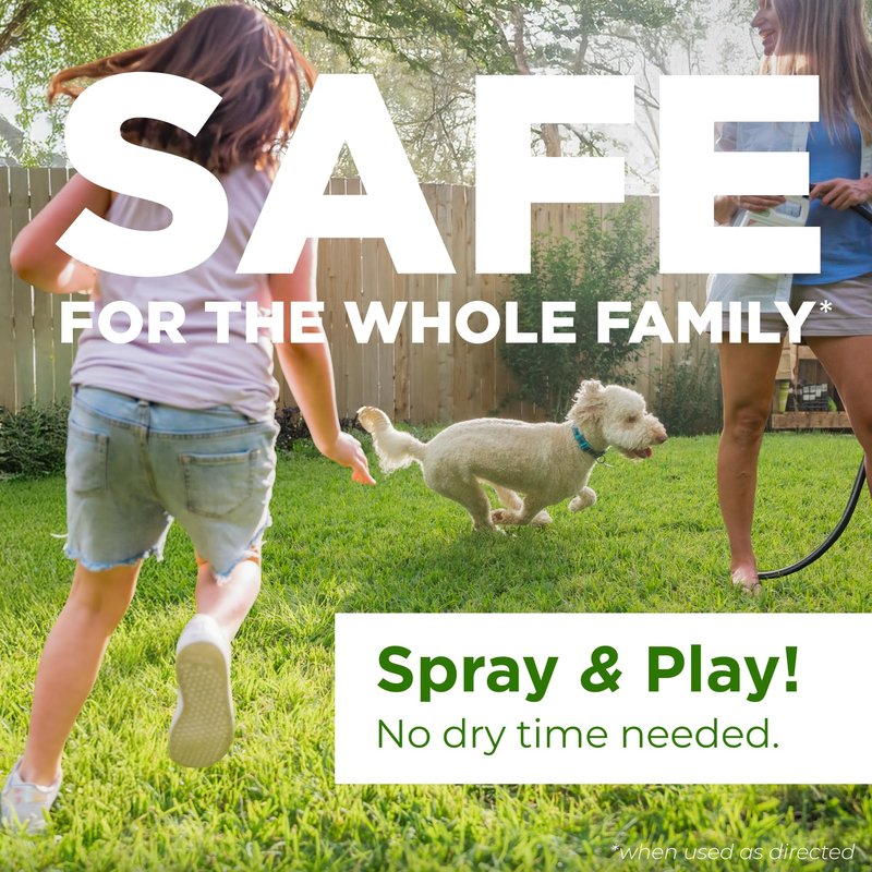 Wondercide - Ready to Use Flea, Tick, and Mosquito Yard Spray with Natural Essential Oils – Mosquito and Insect Killer, Treatment, and Repellent - Plant-Based - Safe Around Pets, Plants, Kids - 32 oz