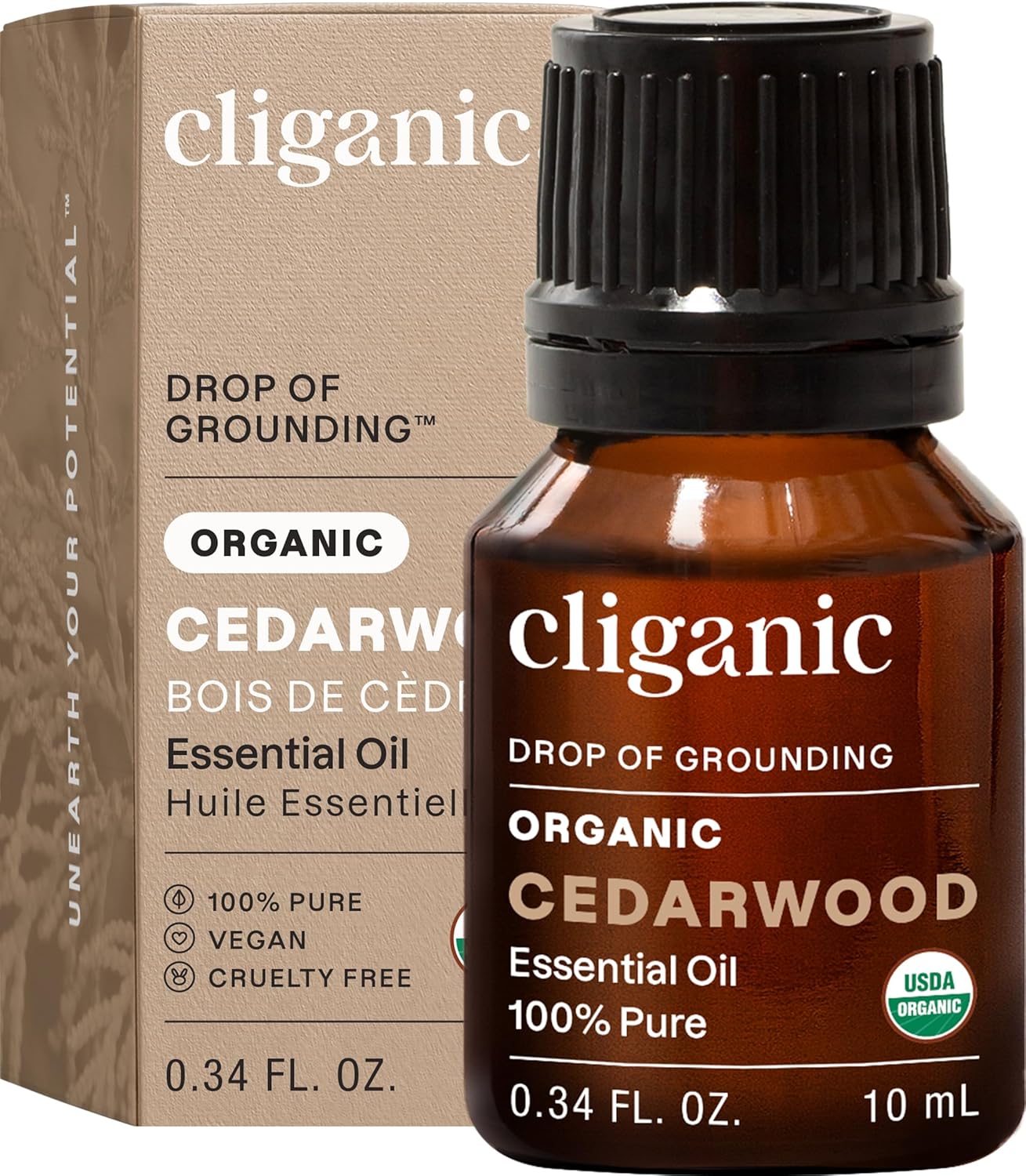 Cliganic Organic Lavender Essential Oil - 100% Pure Aromatherapy Oil | Non-GMO, 15ml