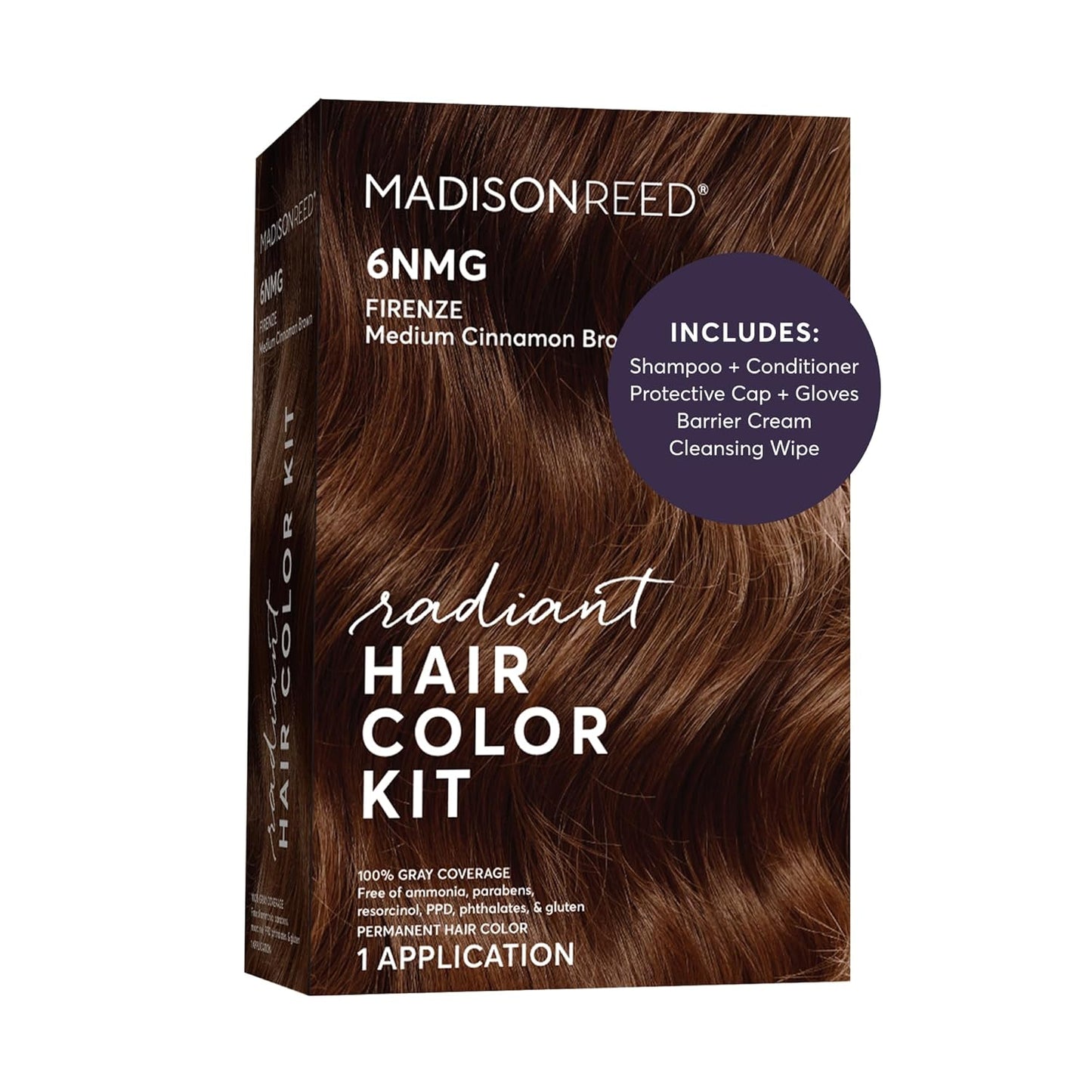 Madison Reed Radiant Hair Color Kit - 5RV Dark Garnet Red | Vivid Permanent Dye for Bold Color & Maximum Shine
