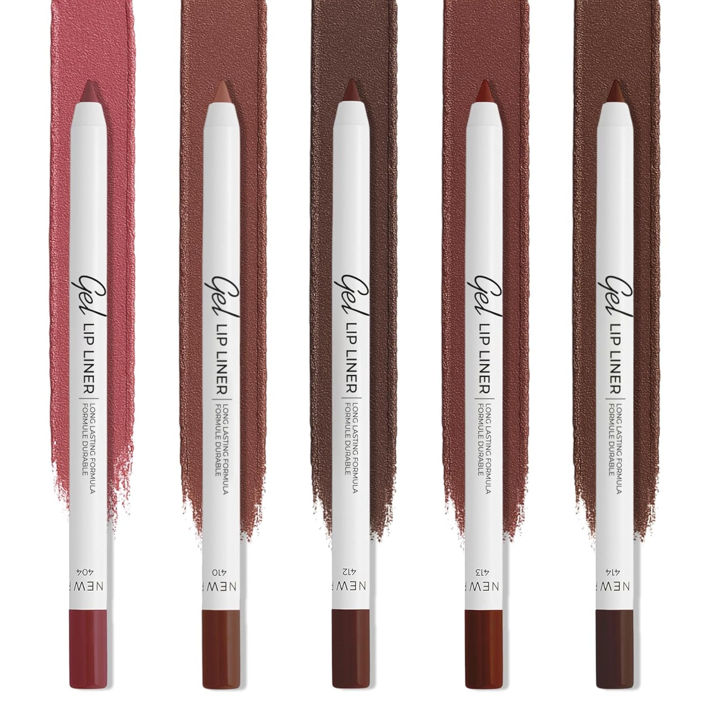 Lamel Gel Lip Liner Pencil - Waterproof 2-in-1 Lip Liner | Nude, 8-Hour Wear, High Pigment, Creamy Texture