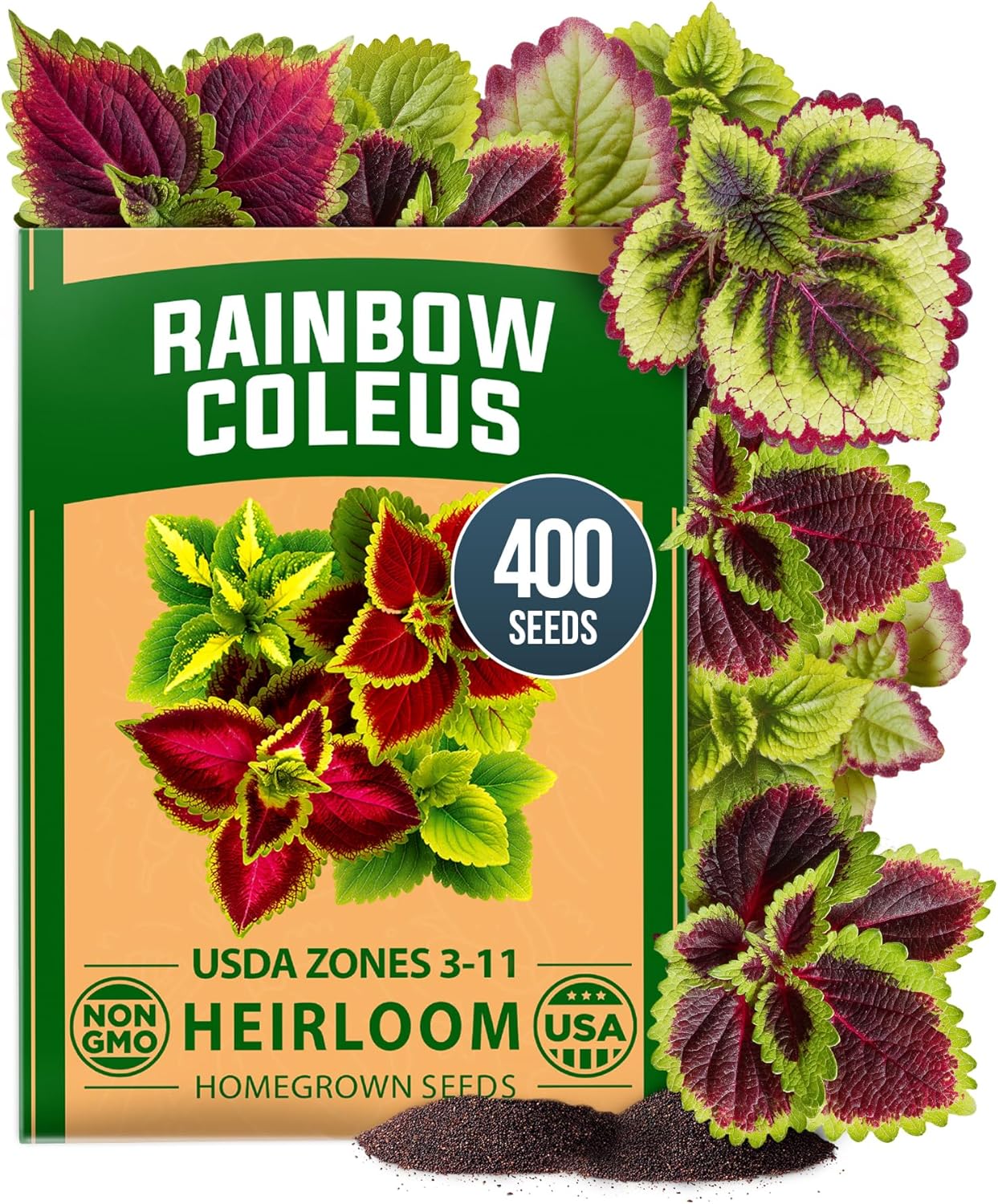 Zinnia Dahlia Seeds Pack - Non-GMO 524 Flower Seeds for Vibrant Pollinator Gardens | Easy-to-Grow Outdoor Blooms