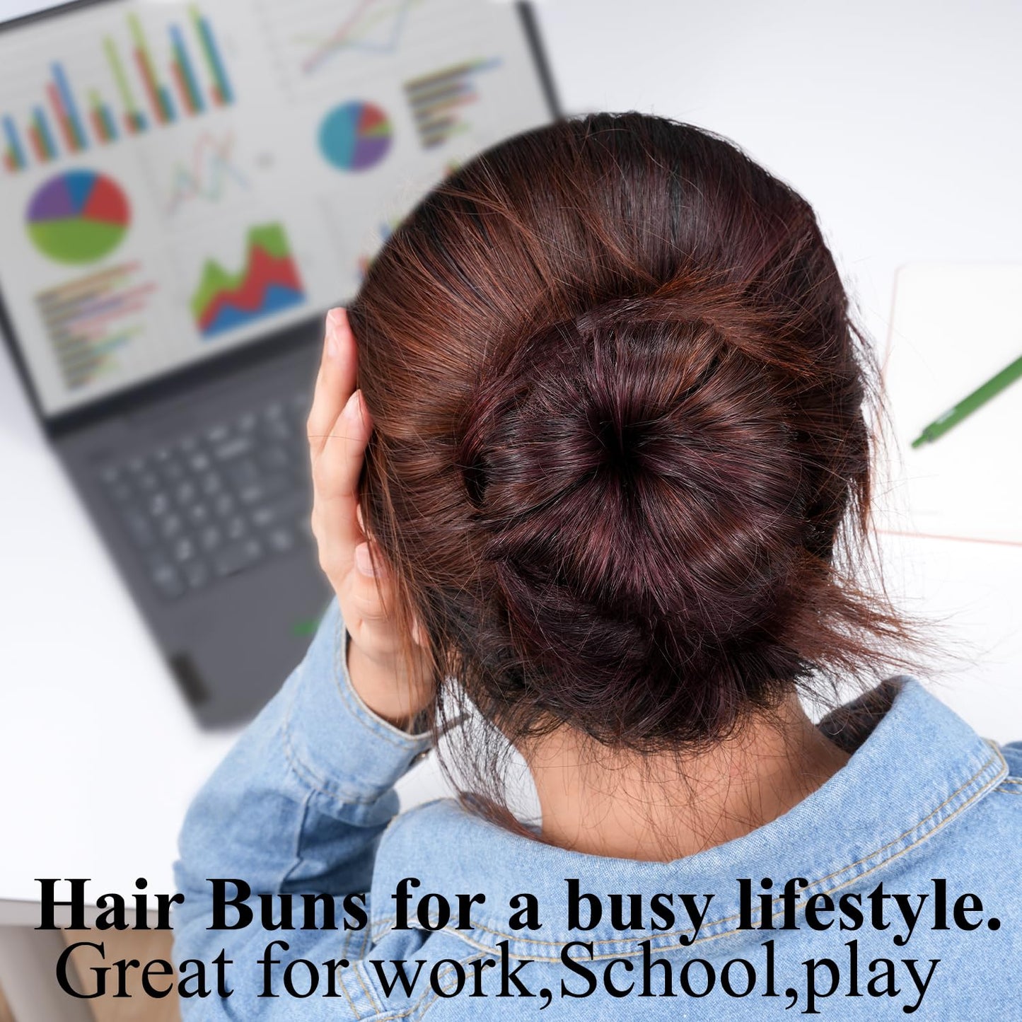 TsMADDTs Donut Bun Maker, 3 pcs Hair Bun Maker with 20 pcs Bobby Pins Blonde for Ballet Styling