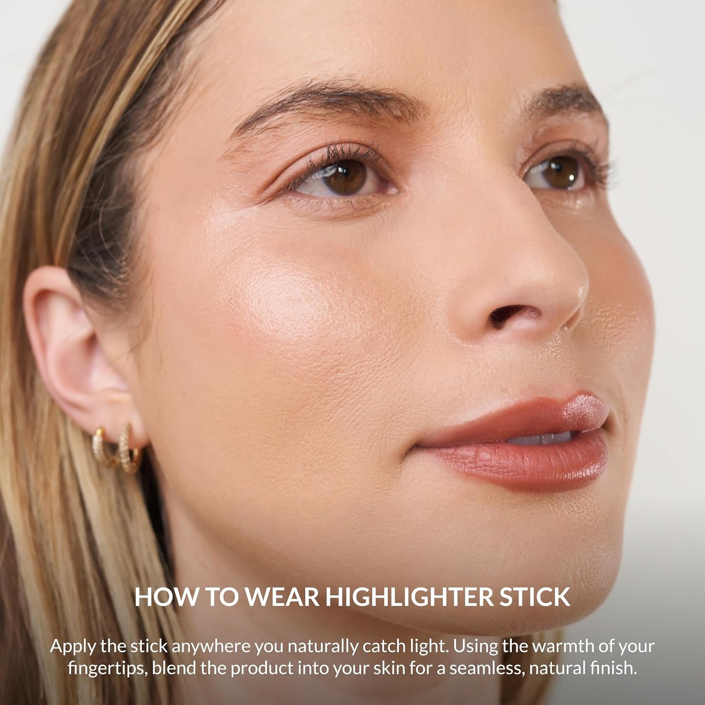 Dewy Glow Cream Highlighter Stick | Body Glitter with Black Currant & Ashwagandha - 0.17 oz