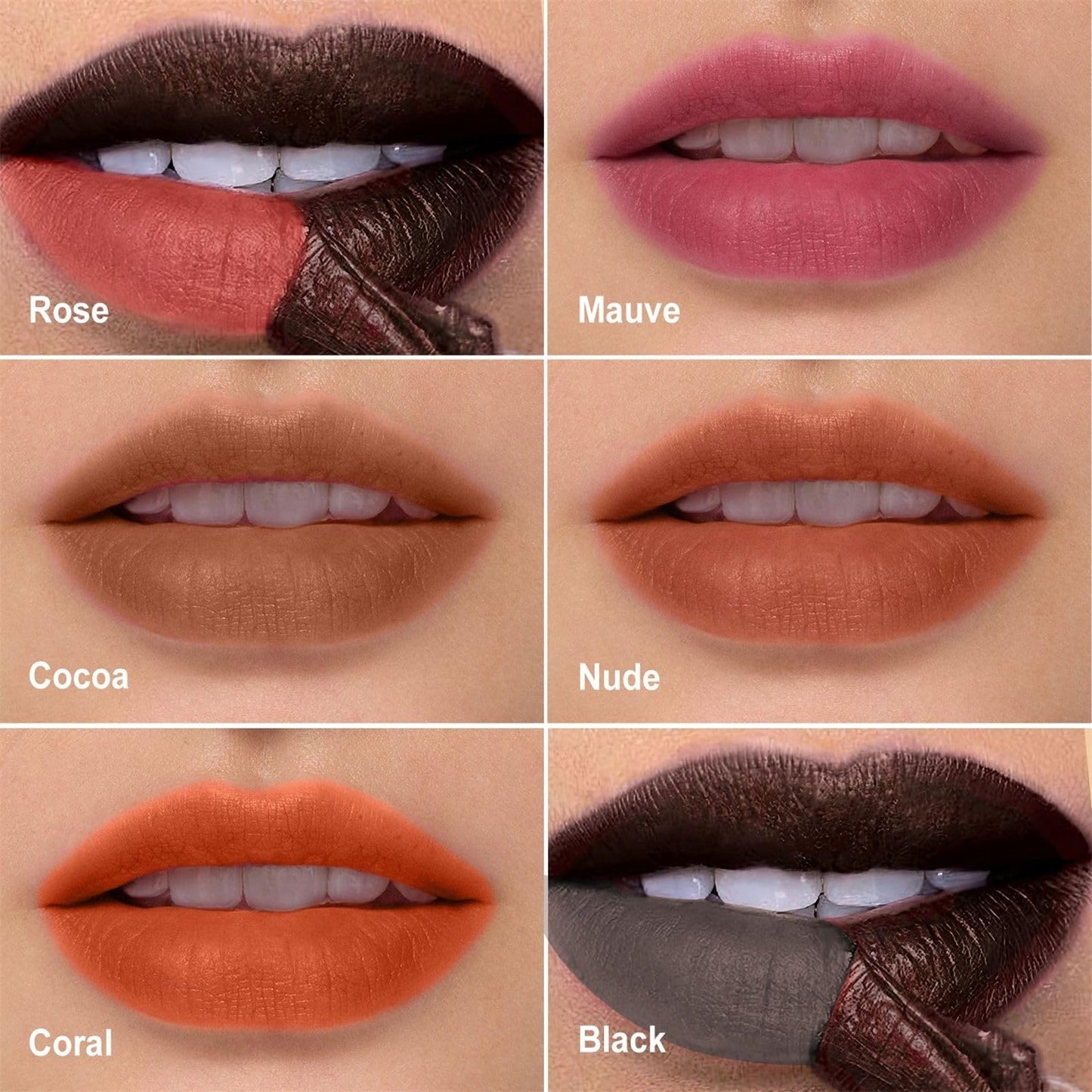 OETUIOW Lip Liner Stain with Matte Finish Waterproof & Transfer-proof for A Natural Lip Look (Nude)