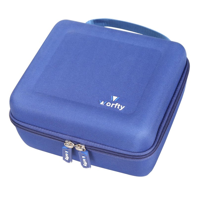 worfty Hard Travel Case for KMM Handheld Car Vacuum Cleaner, Portable Auto Vacuum Cleaner Accessories Storage Bag Carrying EVA Case for KMM LT-117C 9000Pa Air Duster(Box Only)