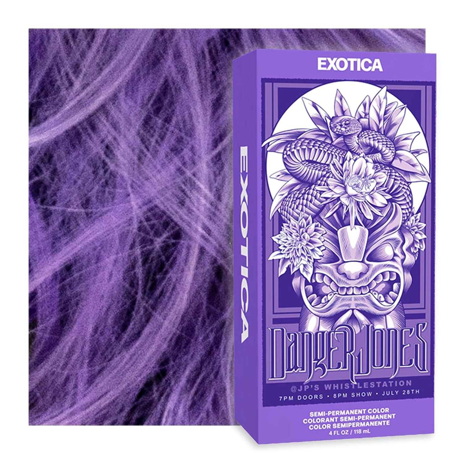 Adrenaline Neon Green Semi-Permanent Hair Color - Vibrant, Long-Lasting Formula
