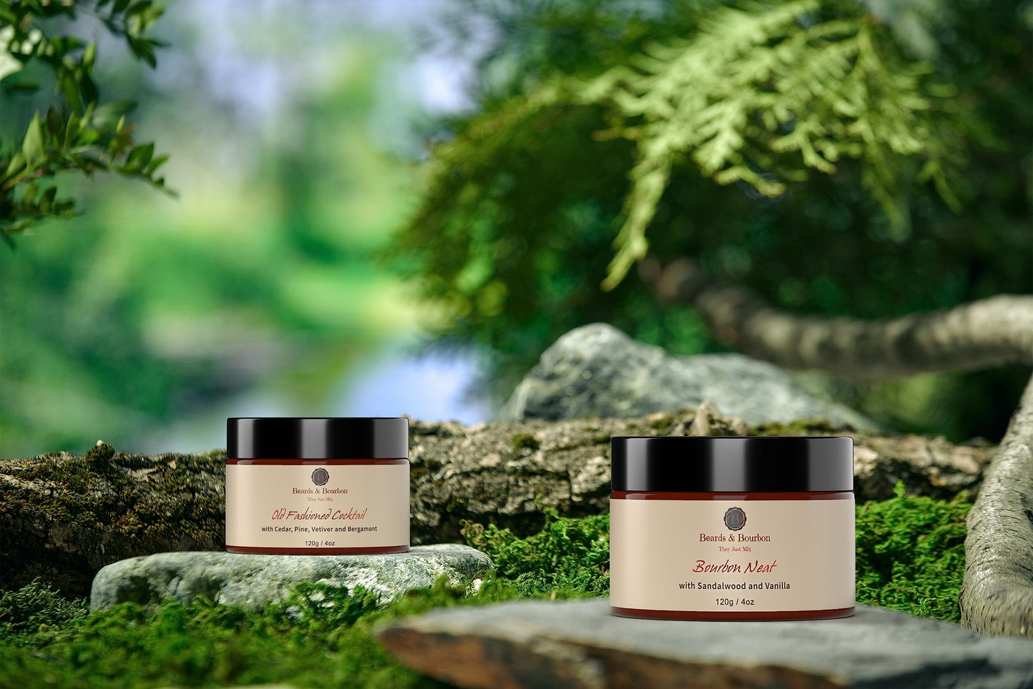 Beards & Bourbon Beard Butter: Nourishing Blend with Shea, Jojoba, Coconut & Vitamin E for Healthy, Strong, Shiny Beard Growth - 4oz