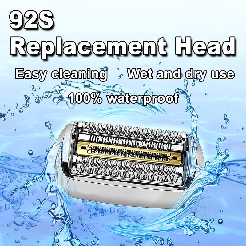 NEW Electric Replacement Shaver Head Series 9 92S Accessories Shaver Compatible with Series 9 Electric Razors 9290cc, 9291cc, 9370cc, 9293s, 9385cc, 9390cc, 9330s, 9296cc (Upgraded ver.)