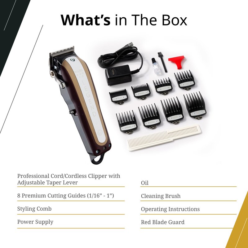 Wahl Professional 5 Star Series Cordless Legend Clipper, High-Performance Hair Cutting Tool with 100-Minute Run Time, Lithium Ion