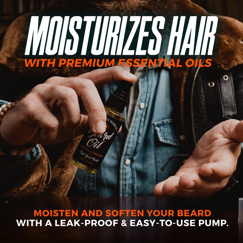 Wild Willies Beard Oil for Men - Natural ingredients Promote Deep Conditioning - Removes Itch & Dandruff - Deep Softening Treatment - Best Beard Oil & Conditioner - 2 Fl Oz, (Pack of 2)