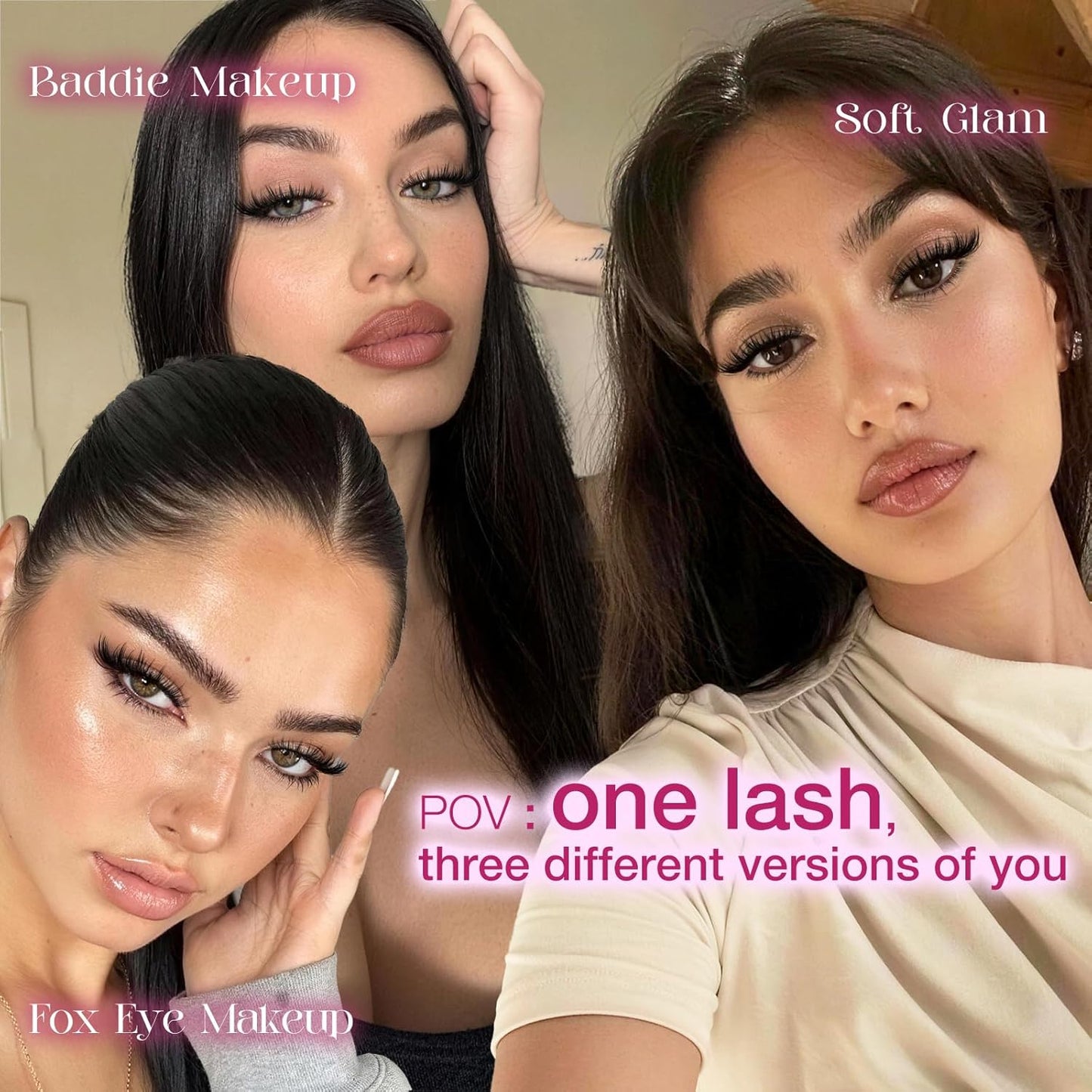 Fox Eye Lash Clusters - Fluffy Wispy Manga Lashes | Pre-Mapped Individual Extensions 8-16mm, Bottom Clusters 5-7mm