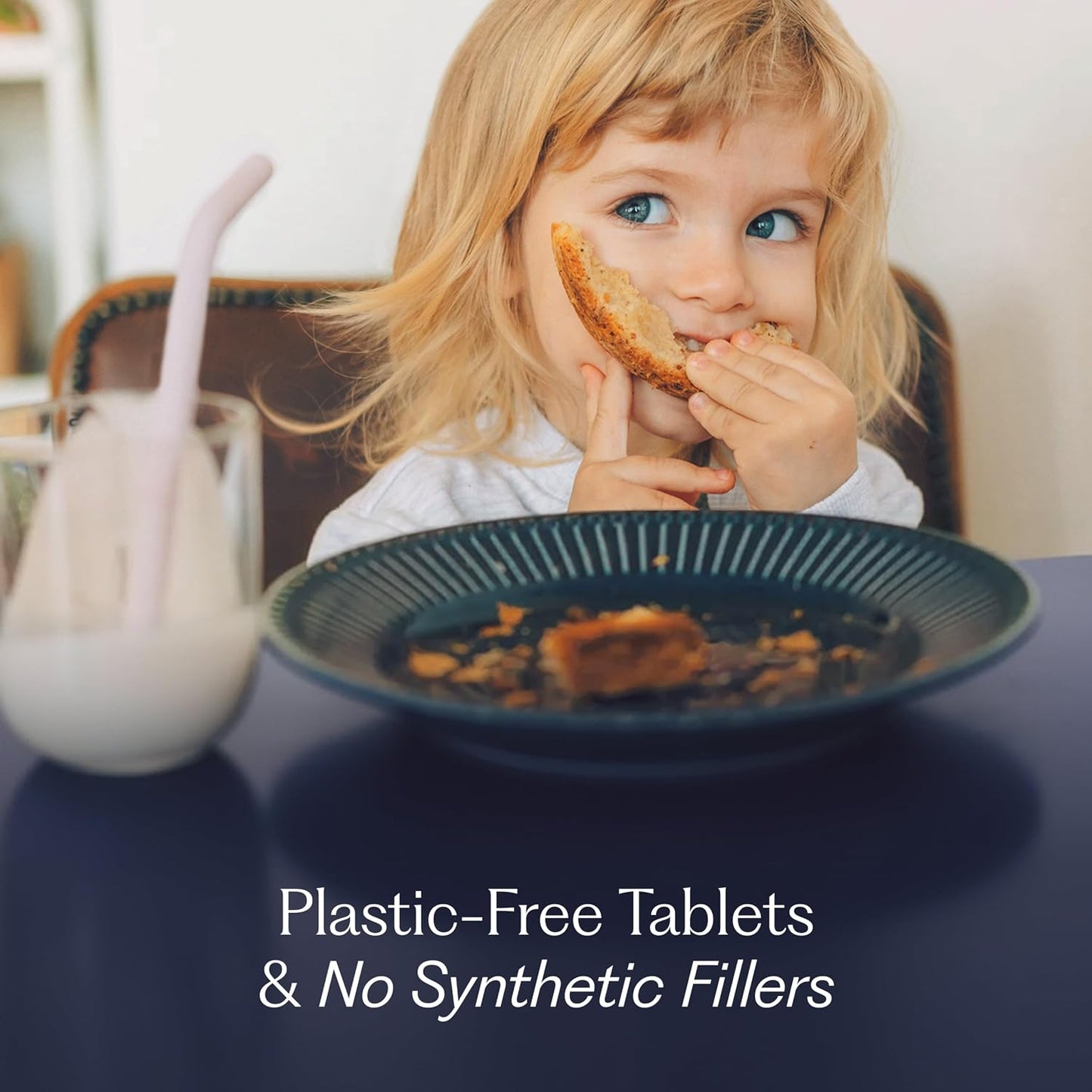 Dishwasher Tablets - 60 Ct Plastic-Free Pods | Fragrance-Free & Human-Safe Cleaning Power